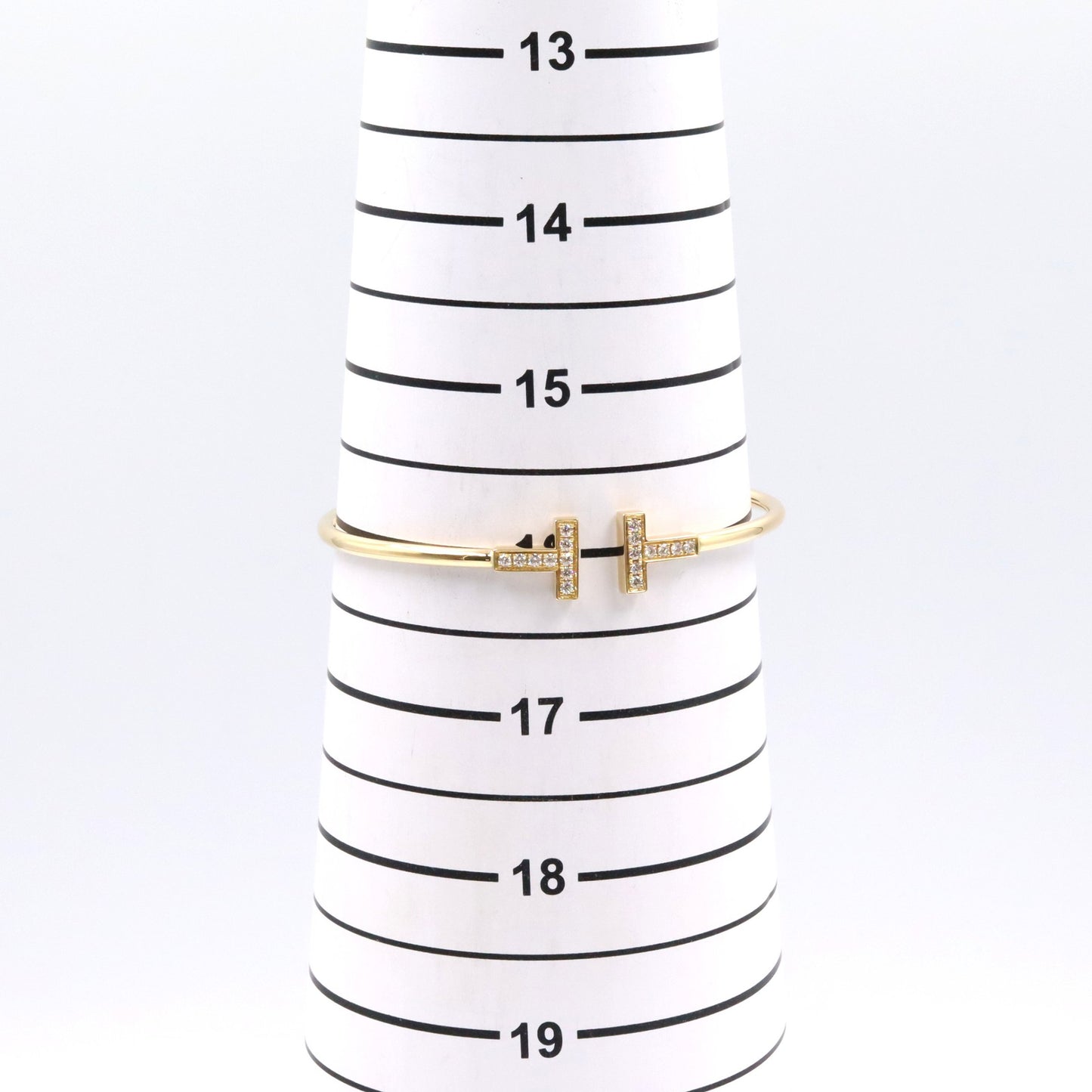Tワイヤー ブレスレット ダイヤ ブレスレット K18YG ダイヤモンド イエローゴールド クリア ティファニー アクセサリー TIFFANY & Co.