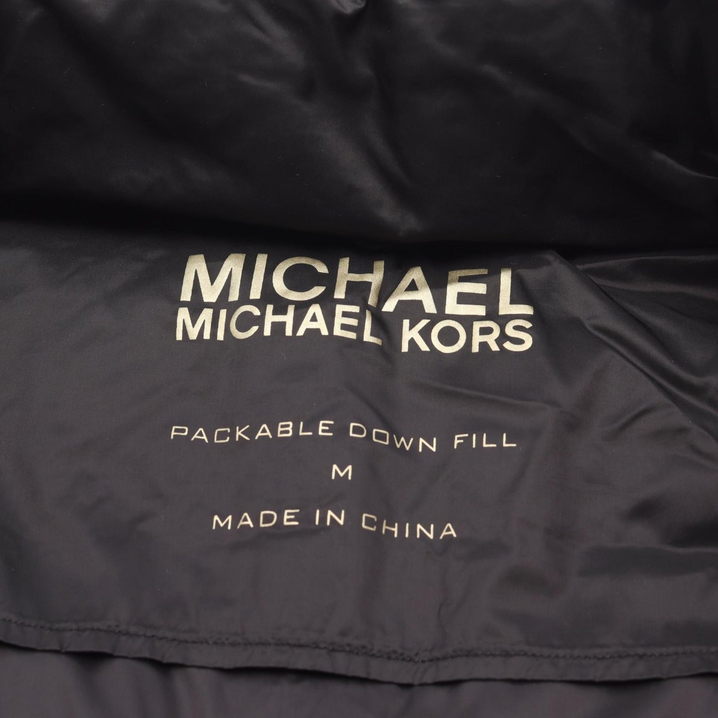 ダウンジャケット ナイロン ブラック マイケルマイケルコース アウター MICHAEL MICHAEL KORS