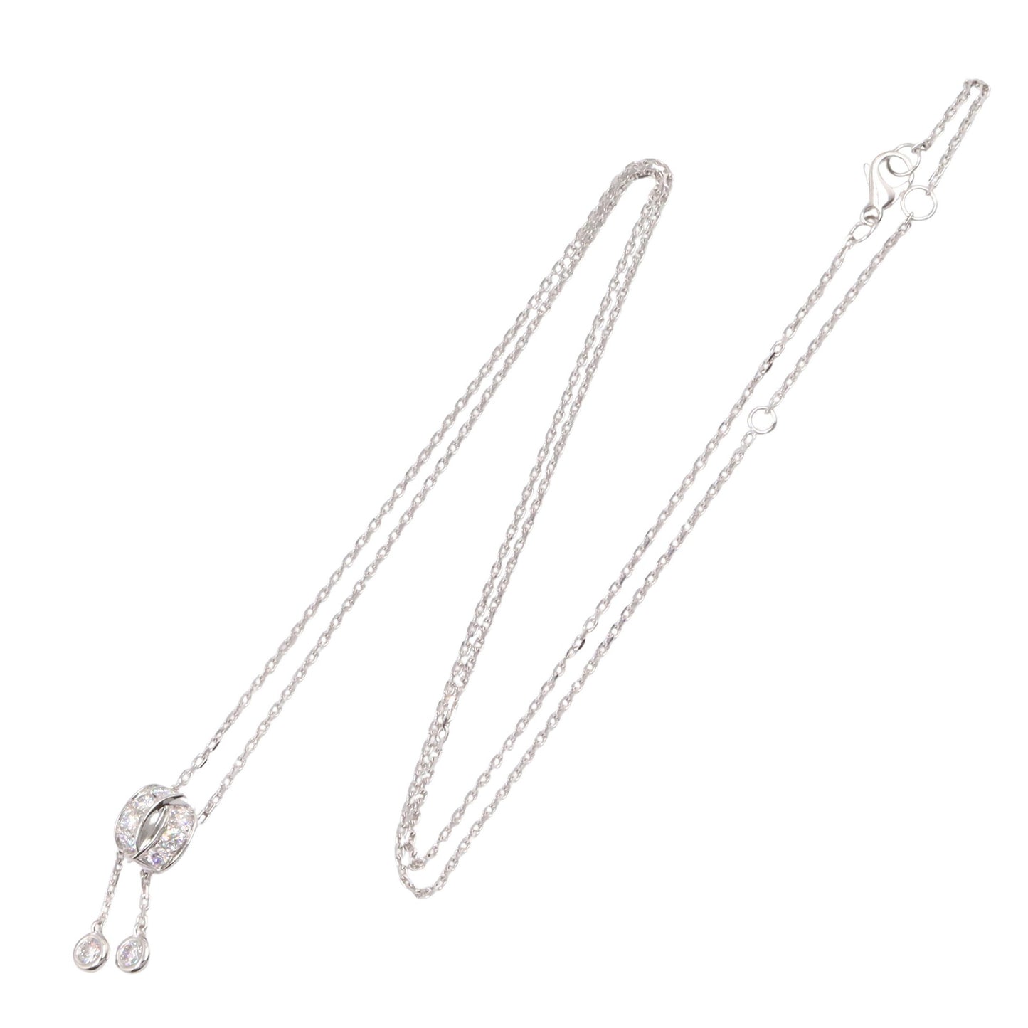 リアン セデュクシオン ネックレス ダイヤ ネックレス K18WG ダイヤモンド ホワイトゴールド クリア ショーメ アクセサリー CHAUMET