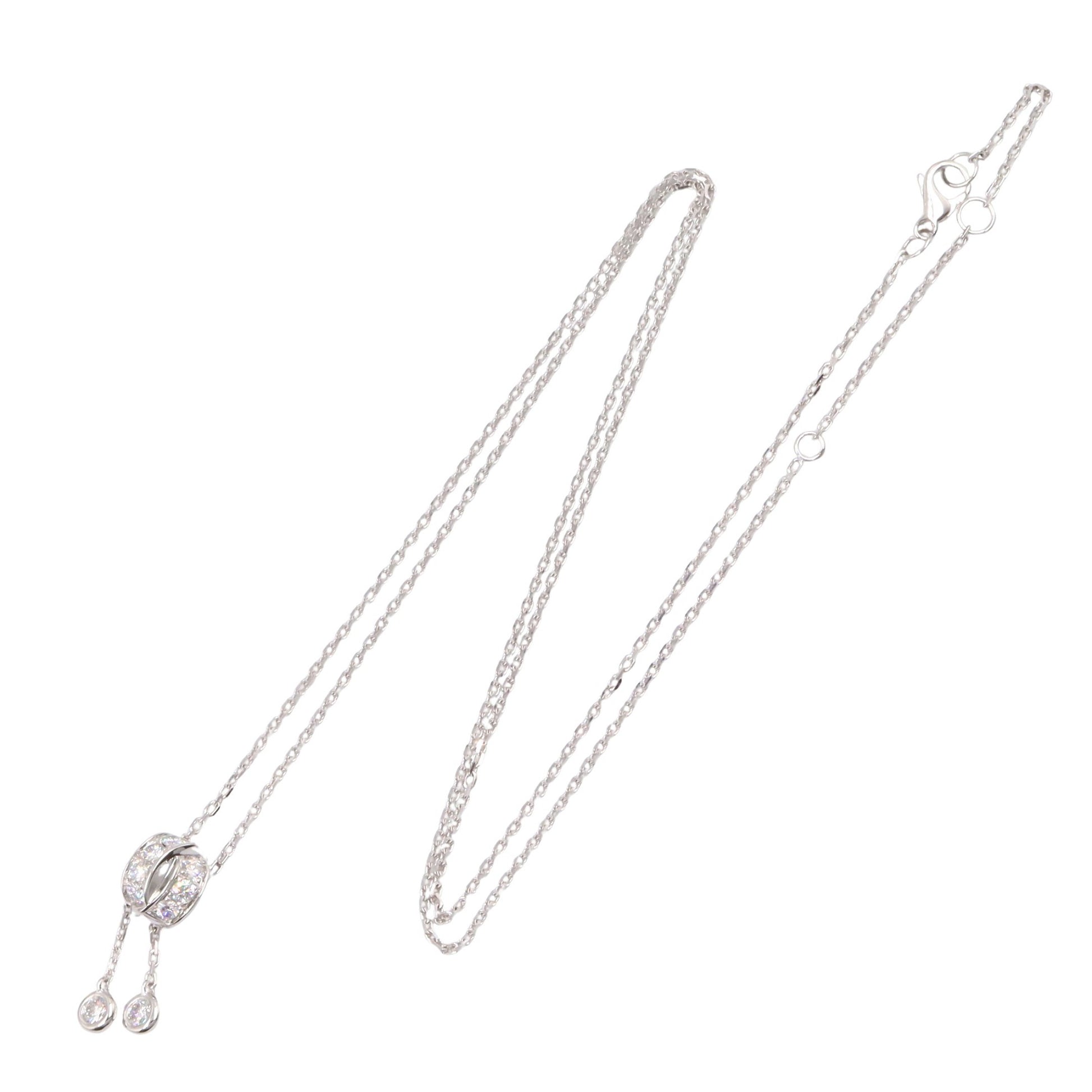 リアン セデュクシオン ネックレス ダイヤ ネックレス K18WG ダイヤモンド ホワイトゴールド クリア ショーメ アクセサリー CHAUMET