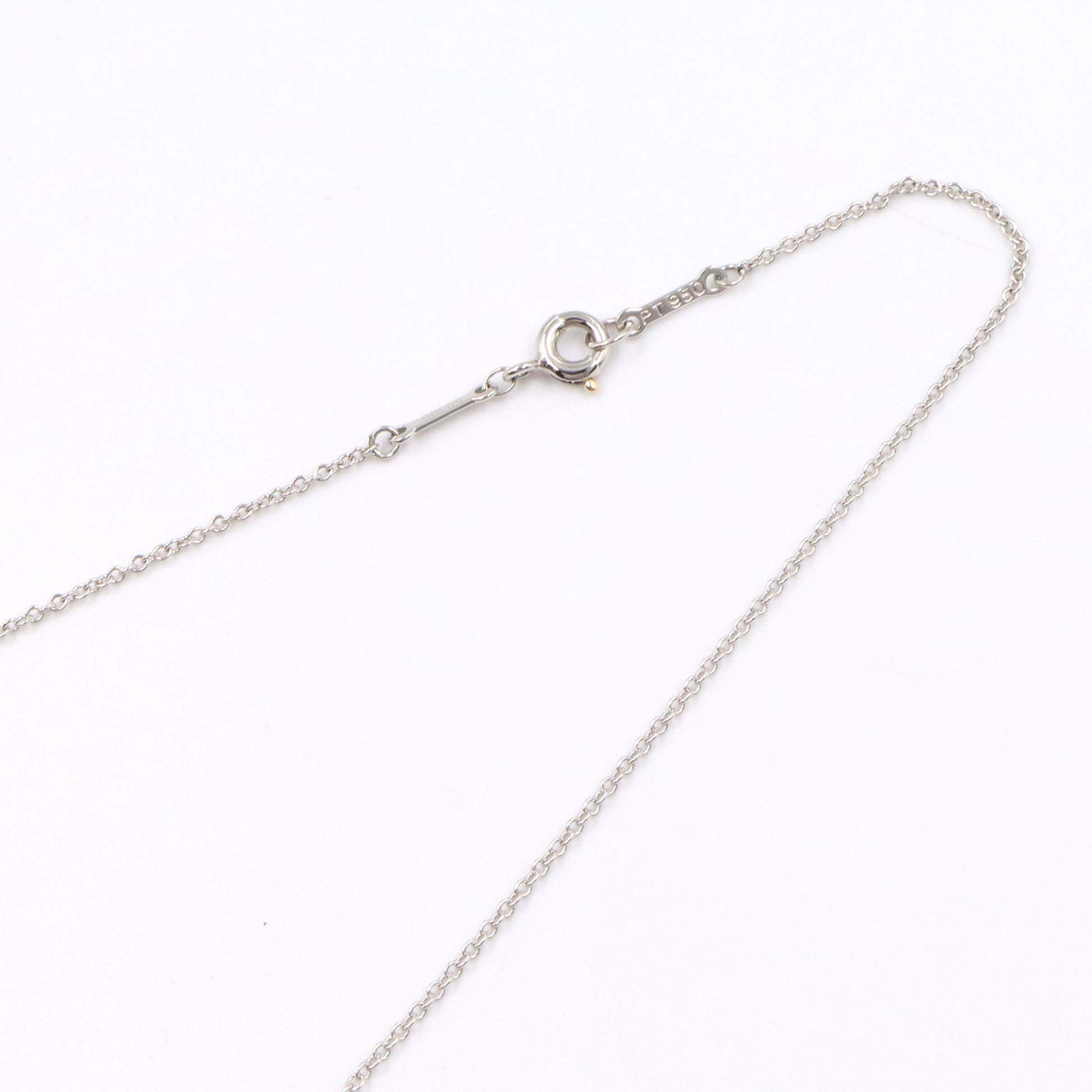 バイザヤードネックレス ネックレス PT950 ダイヤモンド プラチナ クリア ティファニー アクセサリー TIFFANY & Co.