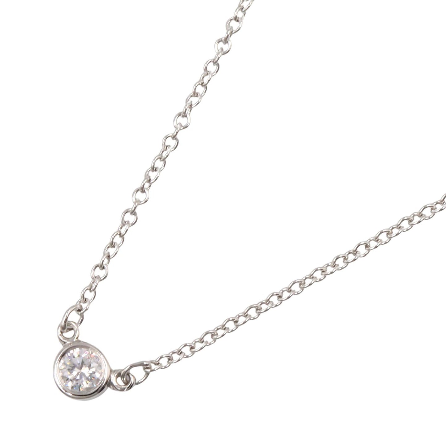 バイザヤードネックレス ネックレス PT950 ダイヤモンド プラチナ クリア ティファニー アクセサリー TIFFANY & Co.