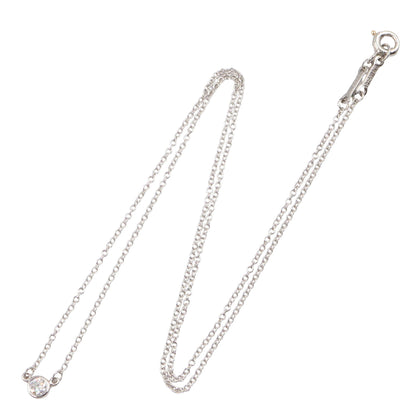 バイザヤードネックレス ネックレス PT950 ダイヤモンド プラチナ クリア ティファニー アクセサリー TIFFANY & Co.