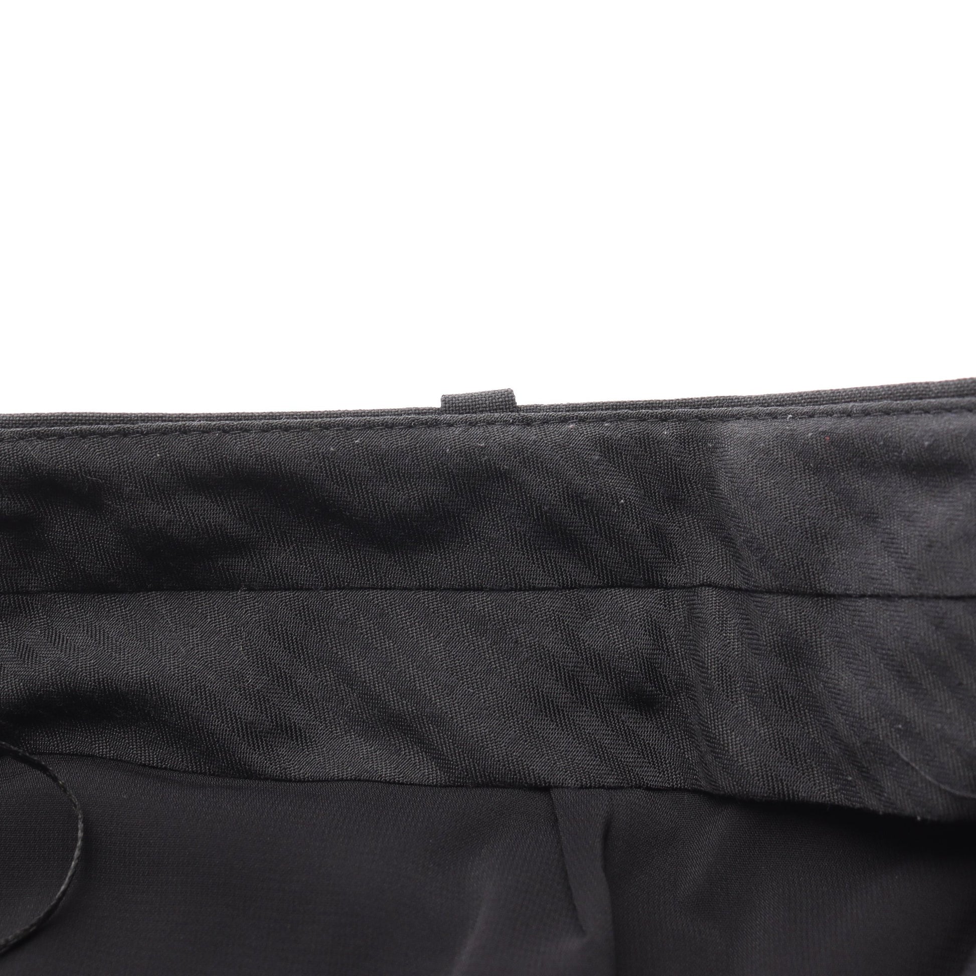 D UNIFORME スラックス トラウザーズ ウール ブラック クリスチャンディオール ボトムス Christian Dior