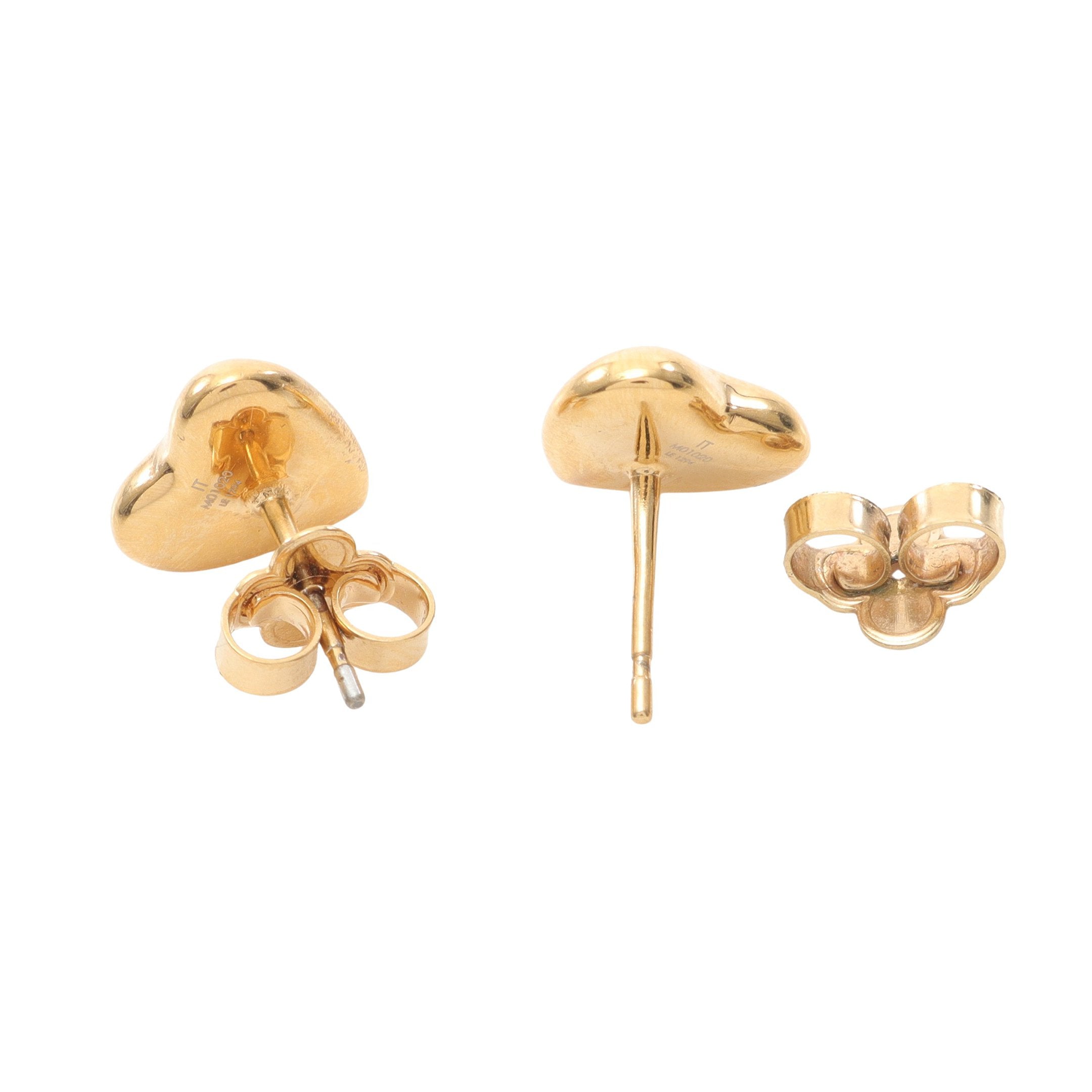 LOUIS VUITTON ハート型ピアス ゴールド LVハート ピアス GP ゴールド ルイヴィトン – RECLO