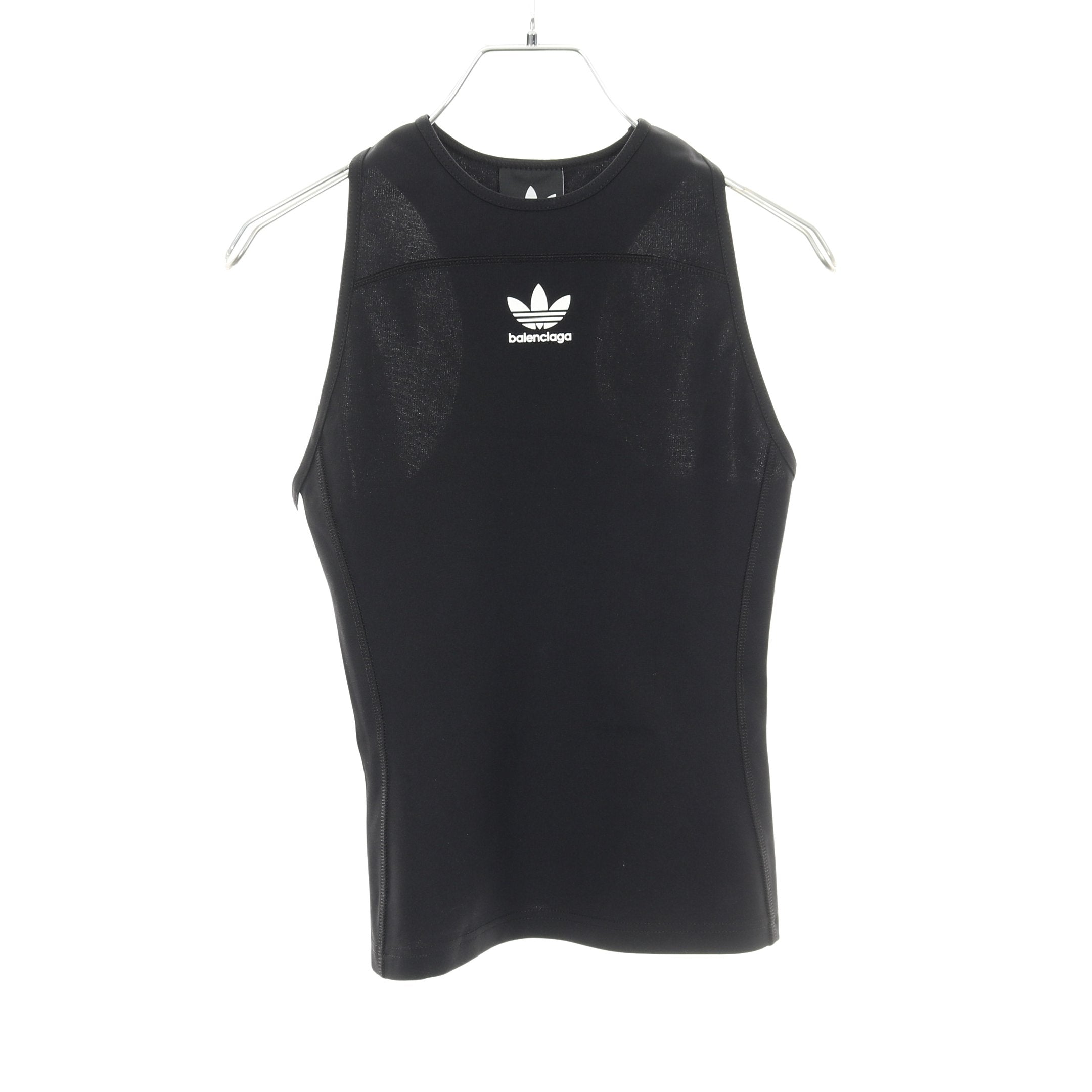 BALENCIAGA × adidas タンクトップ レーヨン ナイロン ブラック