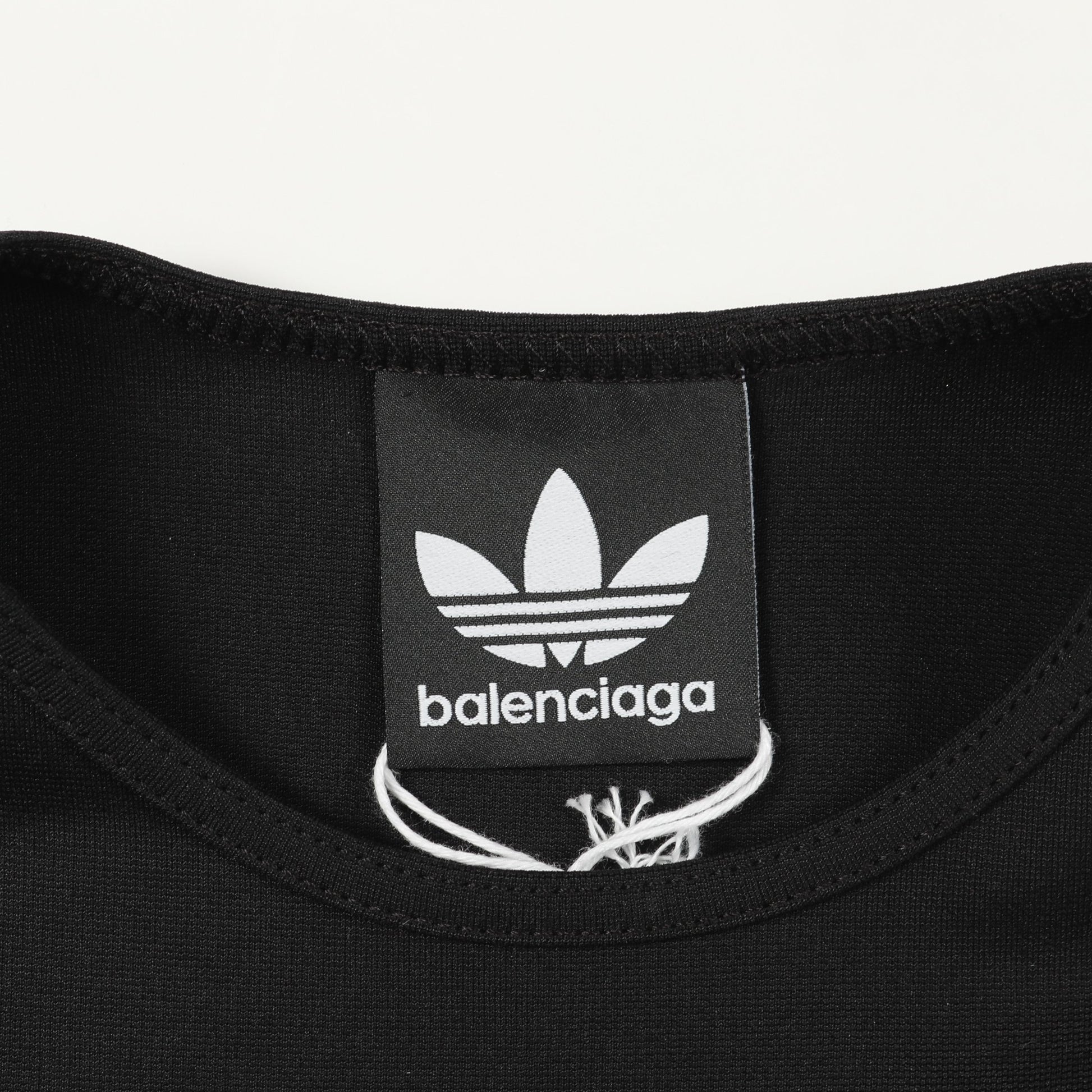 BALENCIAGA × adidas タンクトップ レーヨン ナイロン ブラック バレンシアガ トップス BALENCIAGA