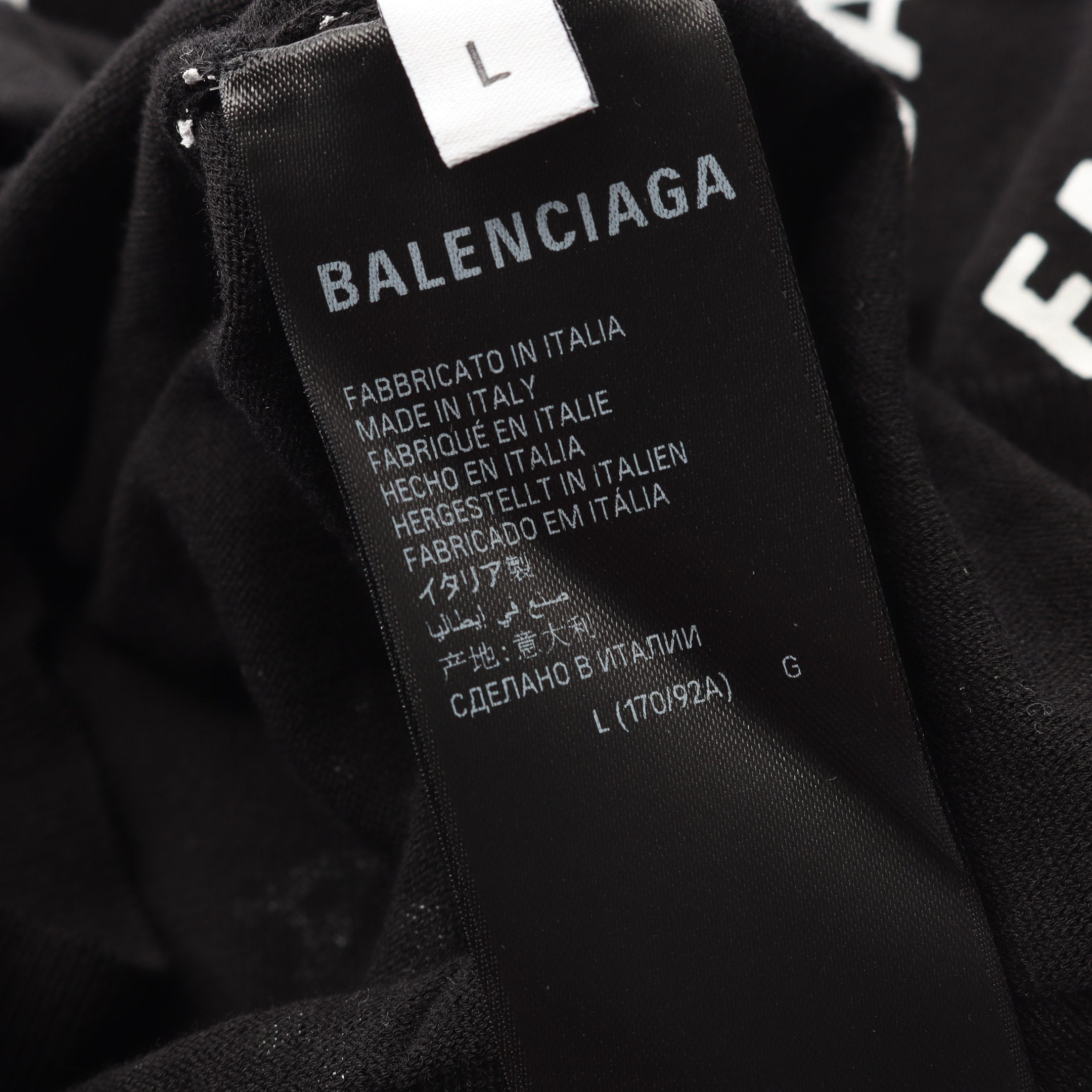 ニット クルーネック ロゴプリント 総柄 コットン ブラック