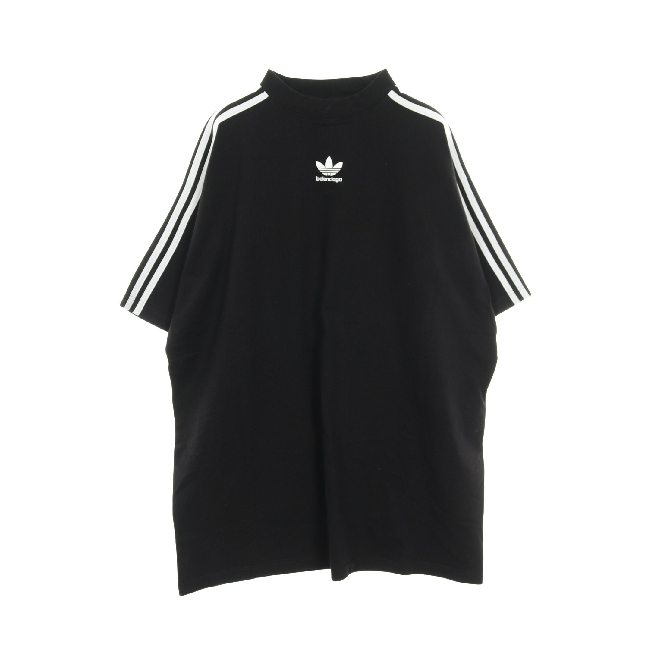 BALENCIAGA × adidas Tシャツ コットン ブラック ホワイト