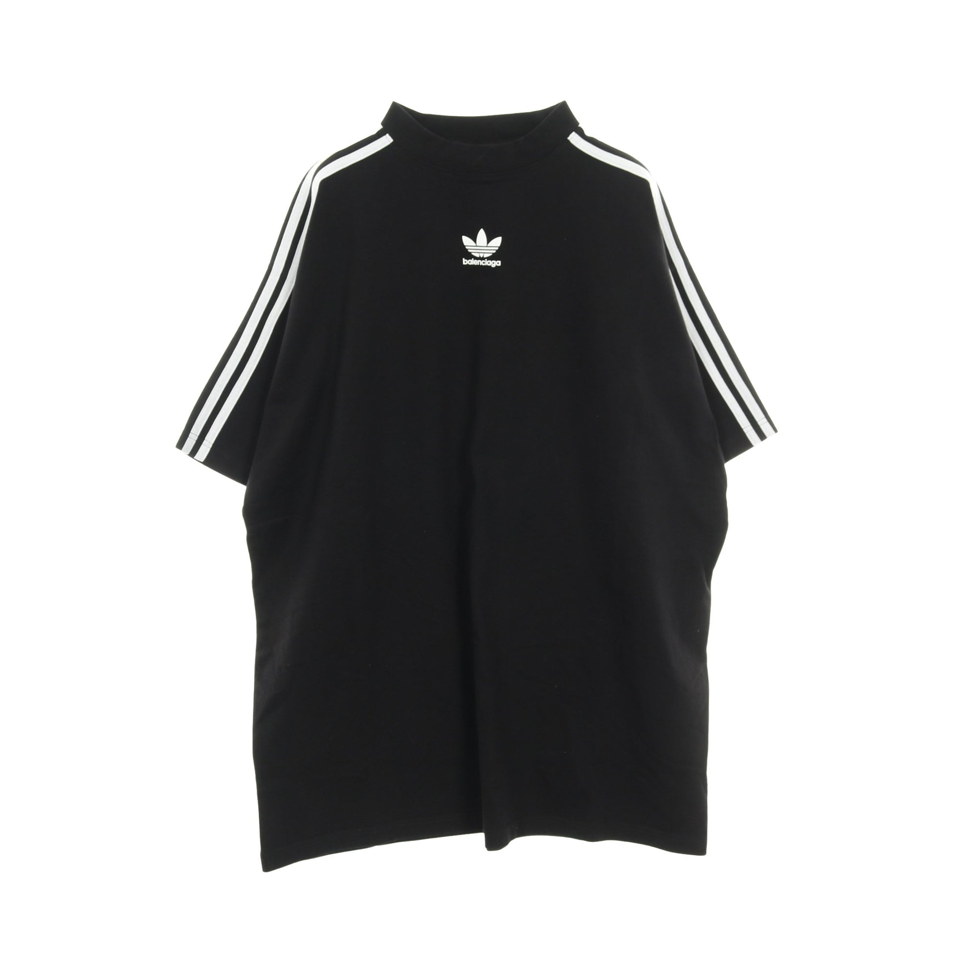 BALENCIAGA × adidas Tシャツ コットン ブラック ホワイト バレンシアガ トップス BALENCIAGA