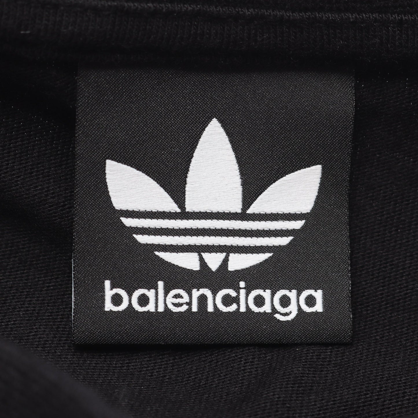 BALENCIAGA × adidas Tシャツ コットン ブラック ホワイト バレンシアガ トップス BALENCIAGA