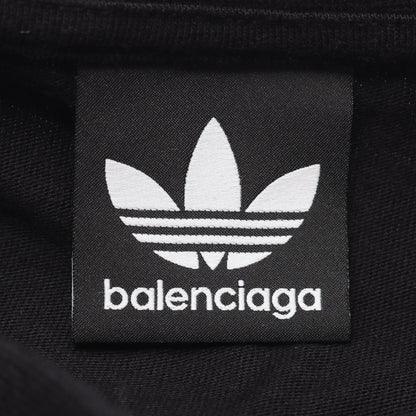 BALENCIAGA × adidas Tシャツ コットン ブラック ホワイト バレンシアガ トップス BALENCIAGA