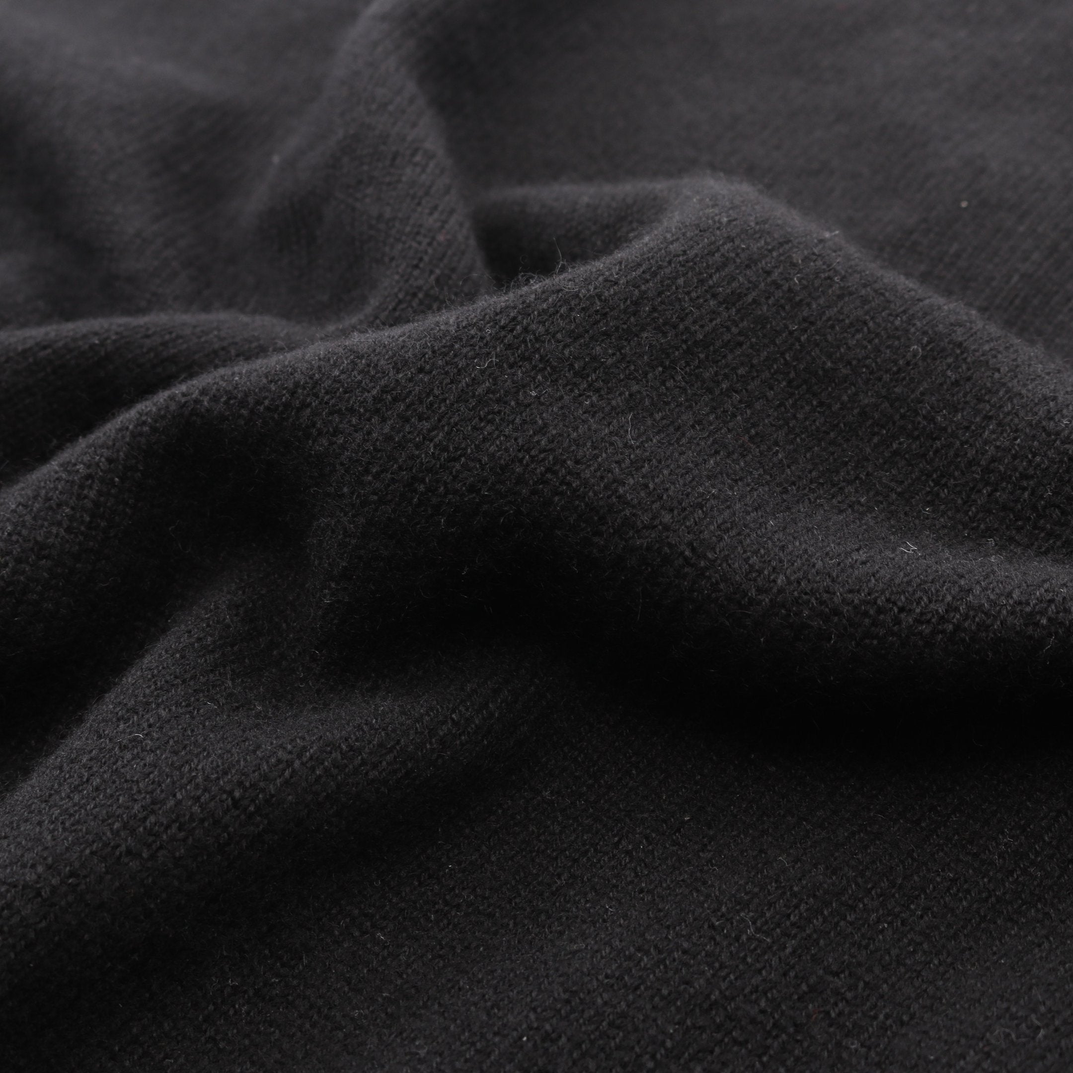 ニット クルーネック バックロゴ 刺繍 カシミヤ ブラック バレンシアガ