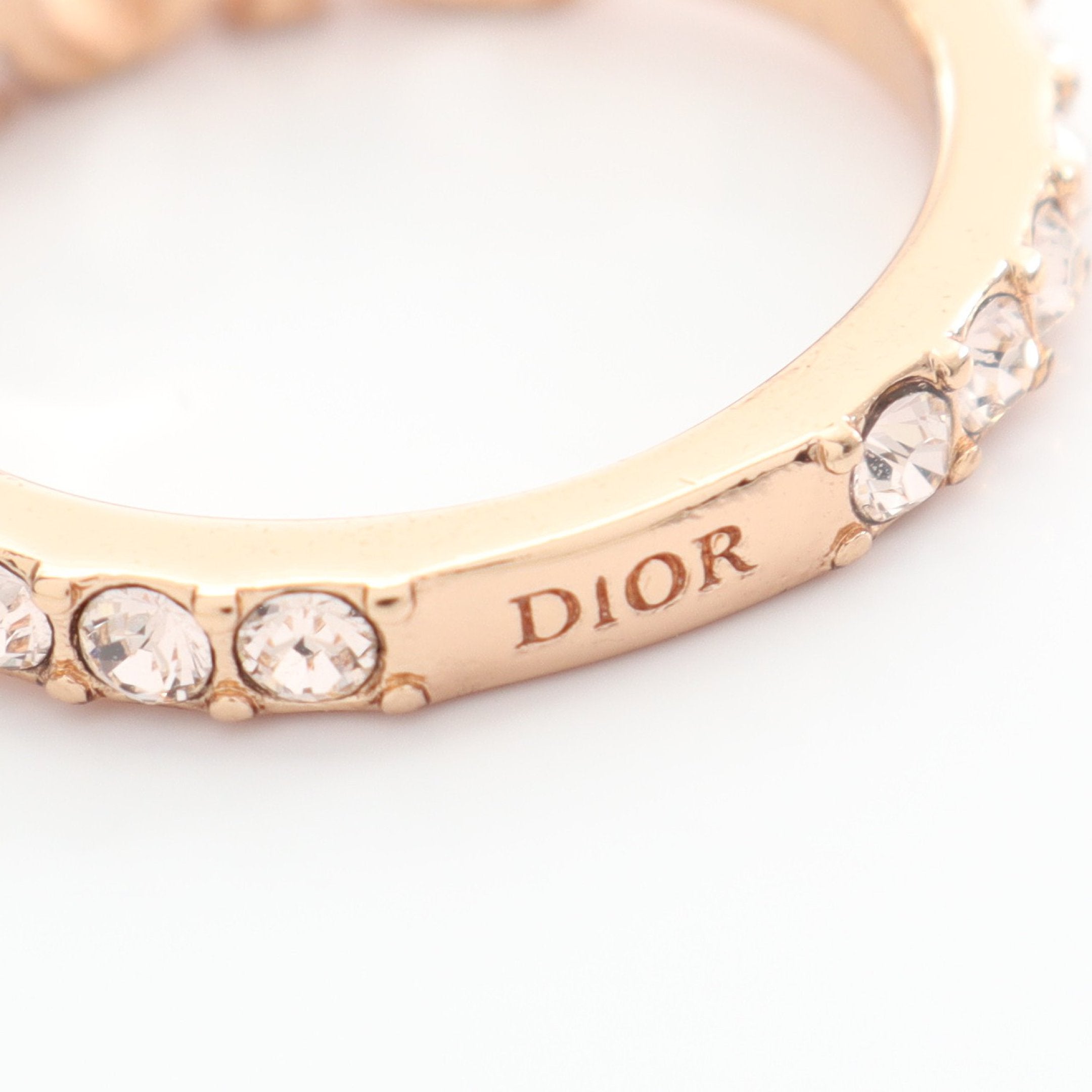 Dio(r)evolution リング 指輪 GP ラインストーン ピンクゴールド