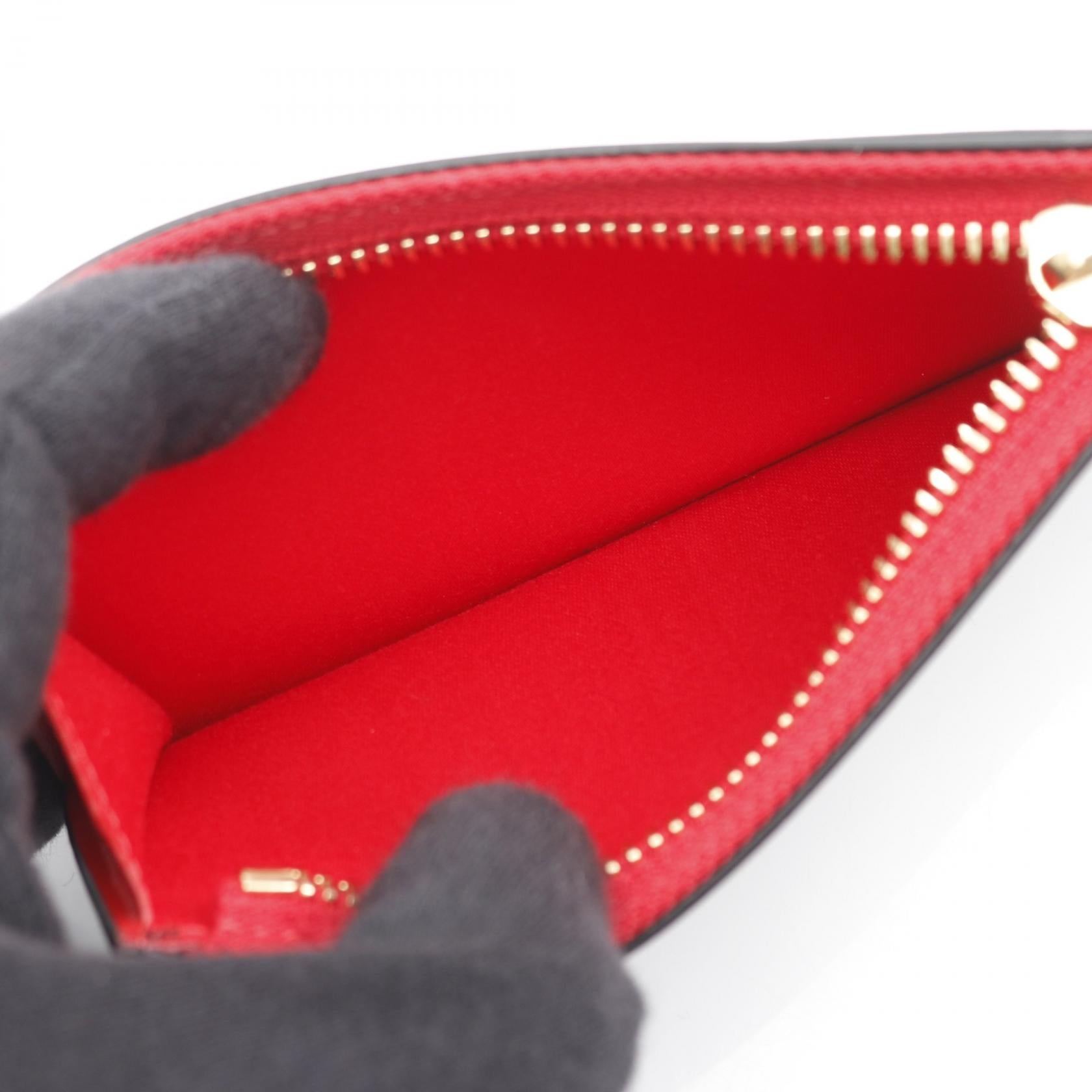 LOUBI54 ZIPPED CARD HOLDER ルビ54 カードケース レザー ブラック