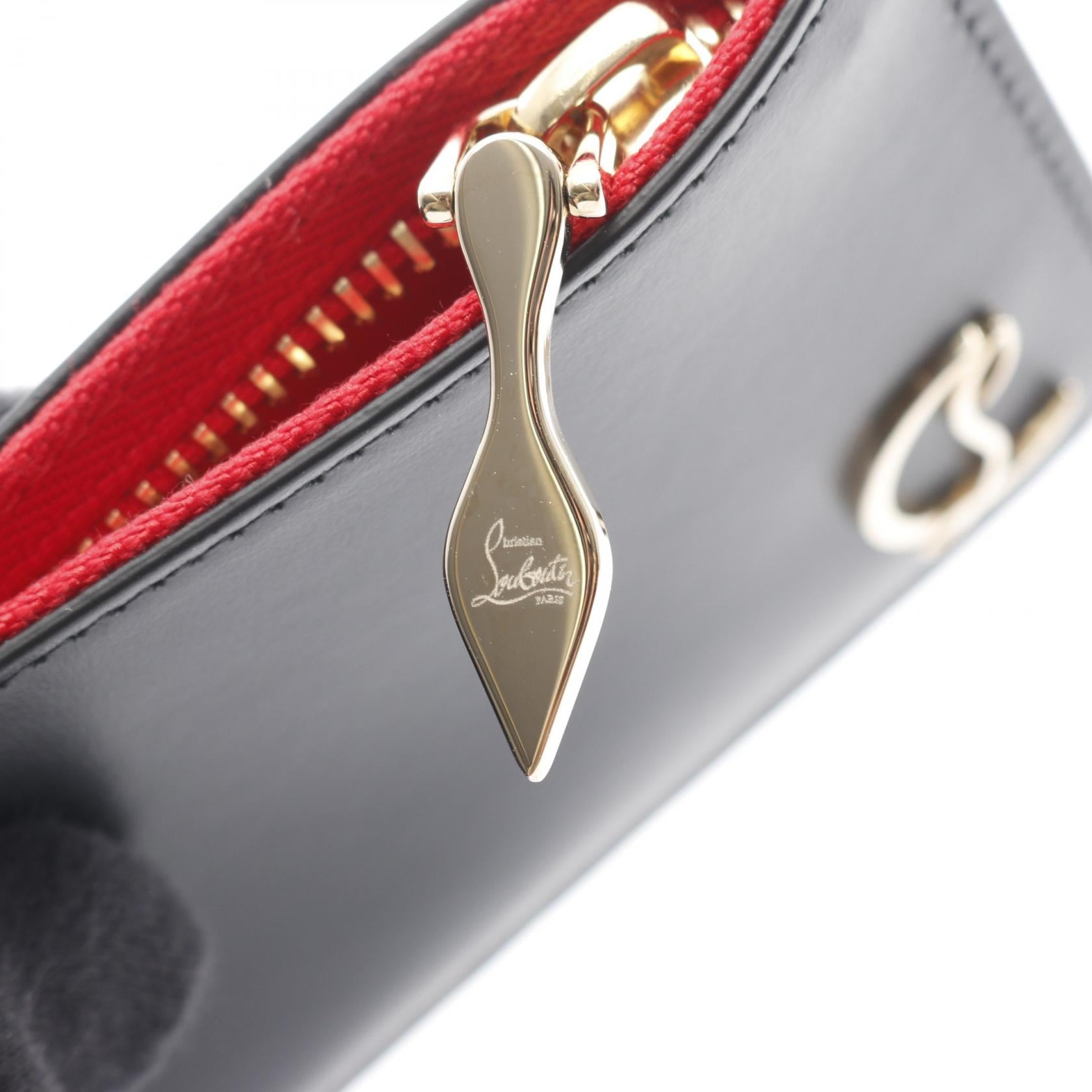 LOUBI54 ZIPPED CARD HOLDER ルビ54 カードケース レザー ブラック