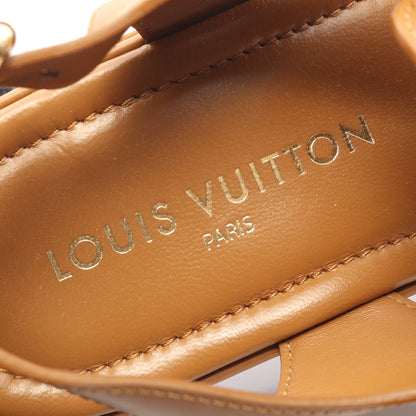マヤ ライン サンダル レザー ブラウン ルイヴィトン シューズ LOUIS VUITTON