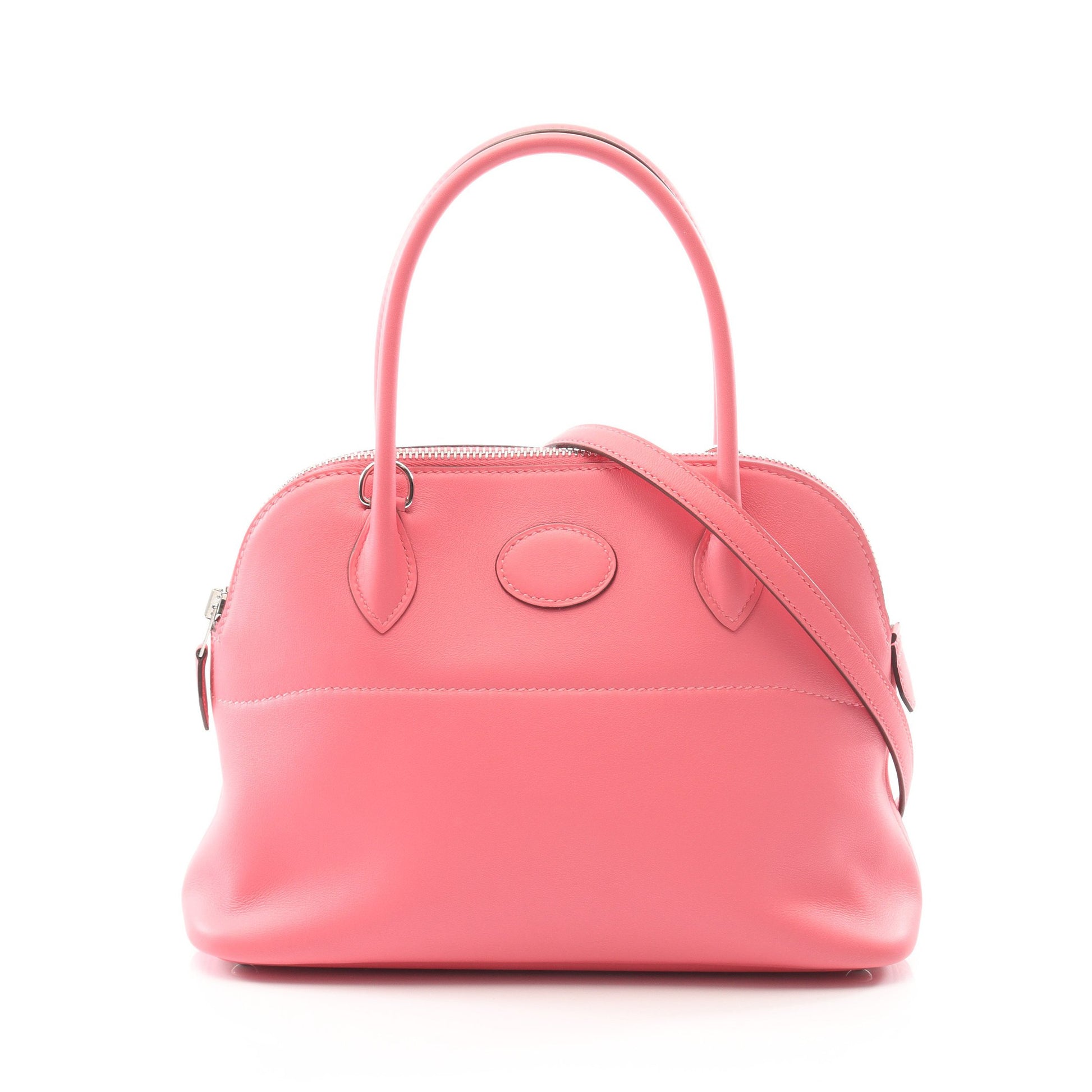ボリード27 ローズアザレ ハンドバッグ ヴォースイフト ピンク シルバー金具 2WAY C刻印 エルメス バッグ HERMES