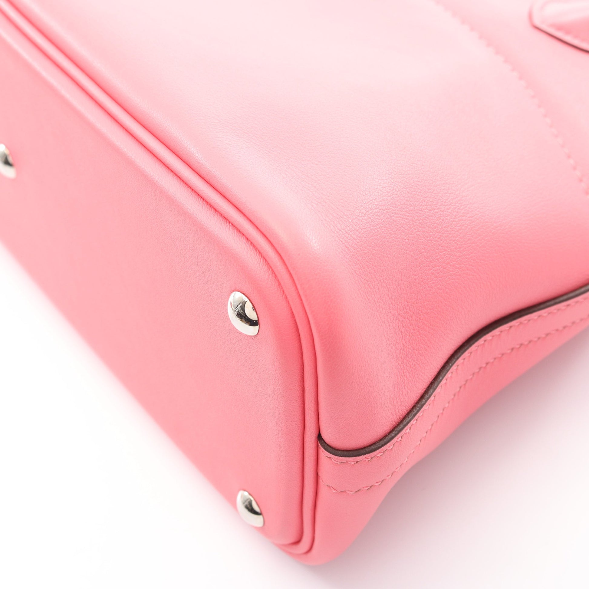 ボリード27 ローズアザレ ハンドバッグ ヴォースイフト ピンク シルバー金具 2WAY C刻印 エルメス バッグ HERMES