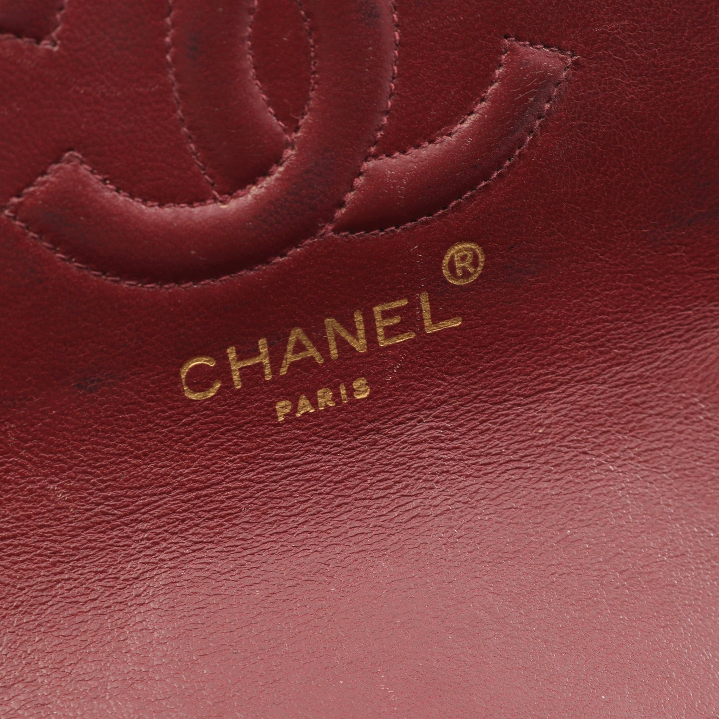 マトラッセ Wチェーンショルダーバッグ ラムスキン ブラック ゴールド金具 ヴィンテージ シャネル バッグ CHANEL