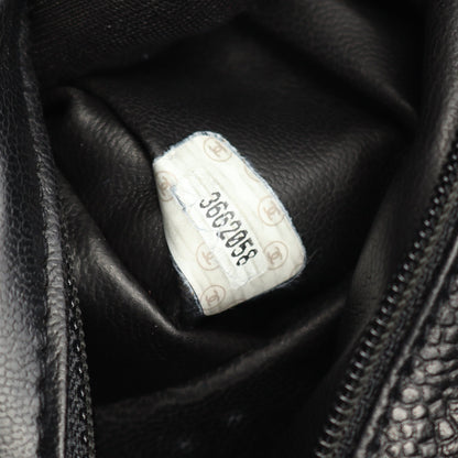 ココマーク バックパック リュックサック キャビアスキン ブラック ゴールド金具 シャネル バッグ CHANEL