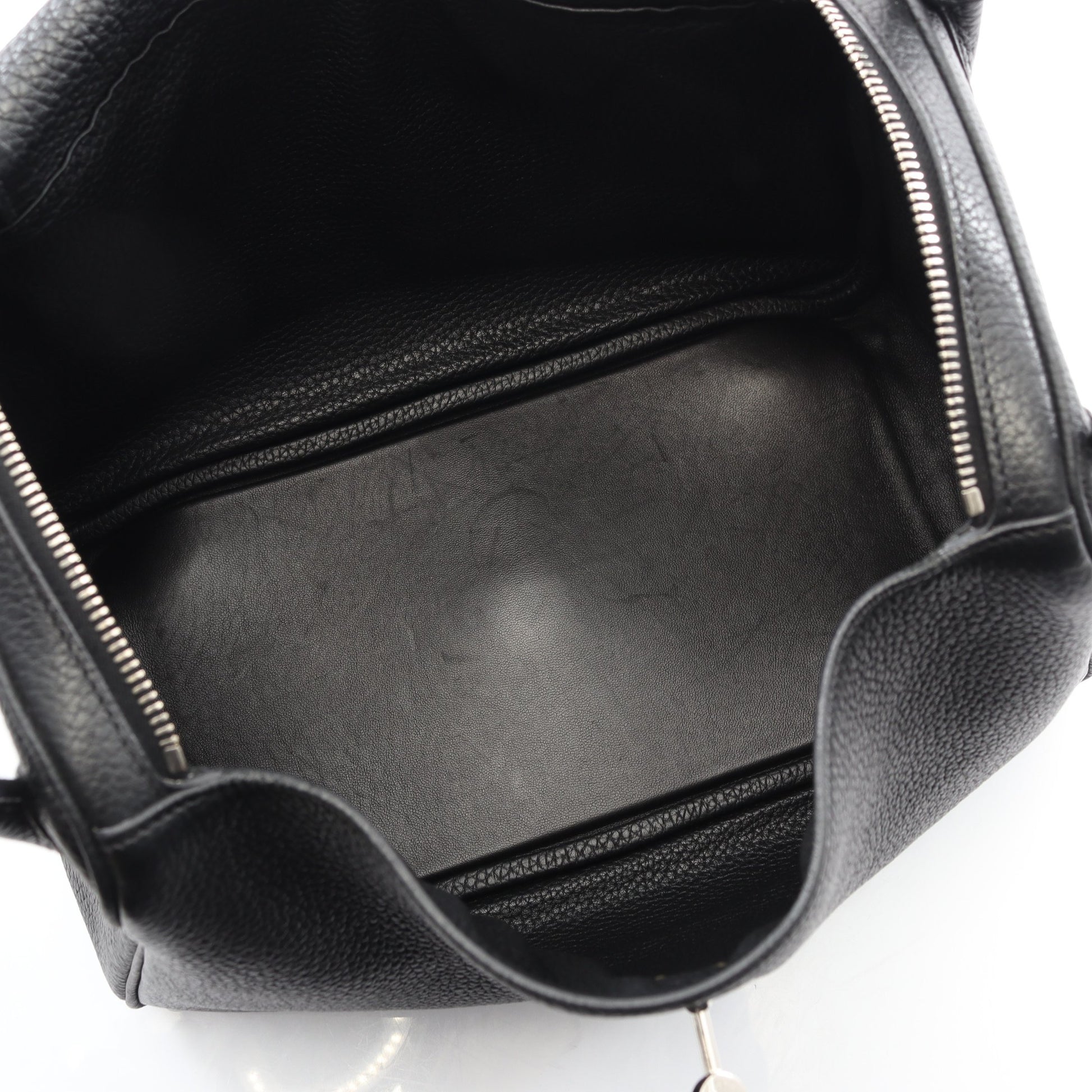 リンディ30 ショルダーバッグ トリヨンクレマンス ブラック シルバー金具 X刻印 エルメス バッグ HERMES