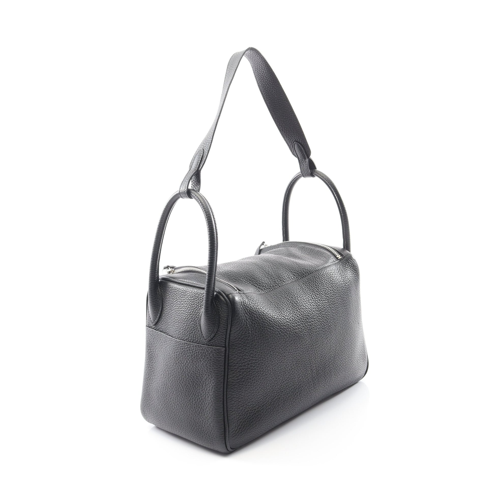 リンディ30 ショルダーバッグ トリヨンクレマンス ブラック シルバー金具 X刻印 エルメス バッグ HERMES