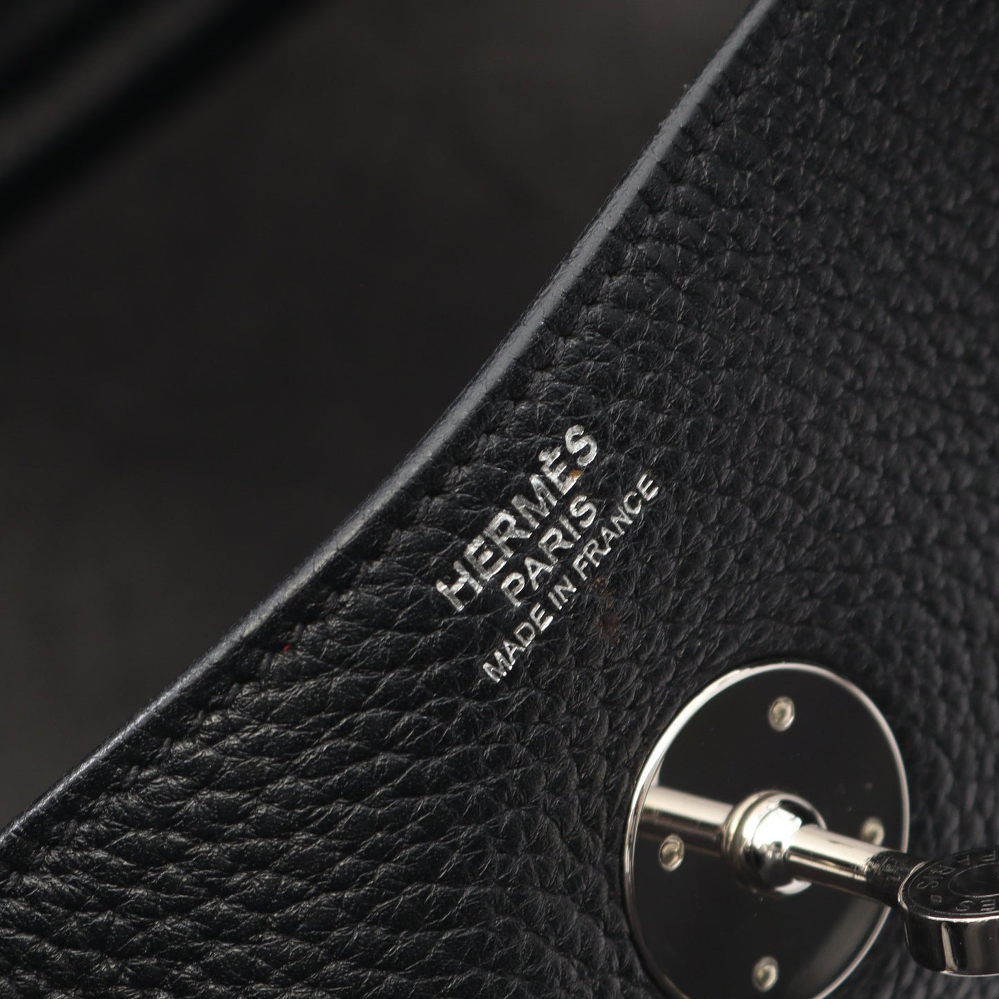リンディ30 ショルダーバッグ トリヨンクレマンス ブラック シルバー金具 X刻印 エルメス バッグ HERMES