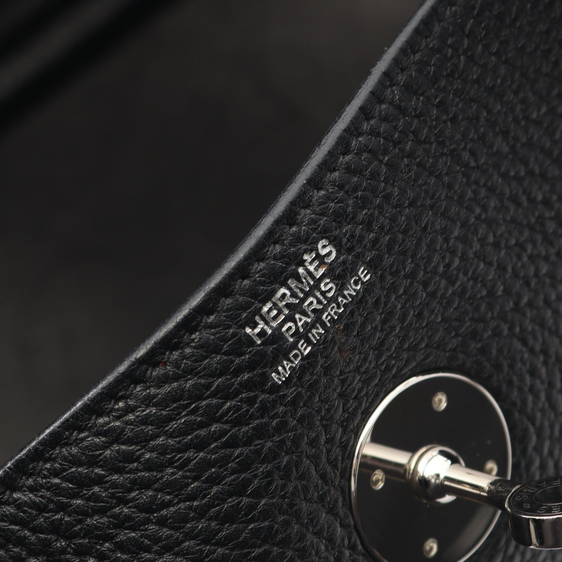 リンディ30 ショルダーバッグ トリヨンクレマンス ブラック シルバー金具 X刻印 エルメス バッグ HERMES