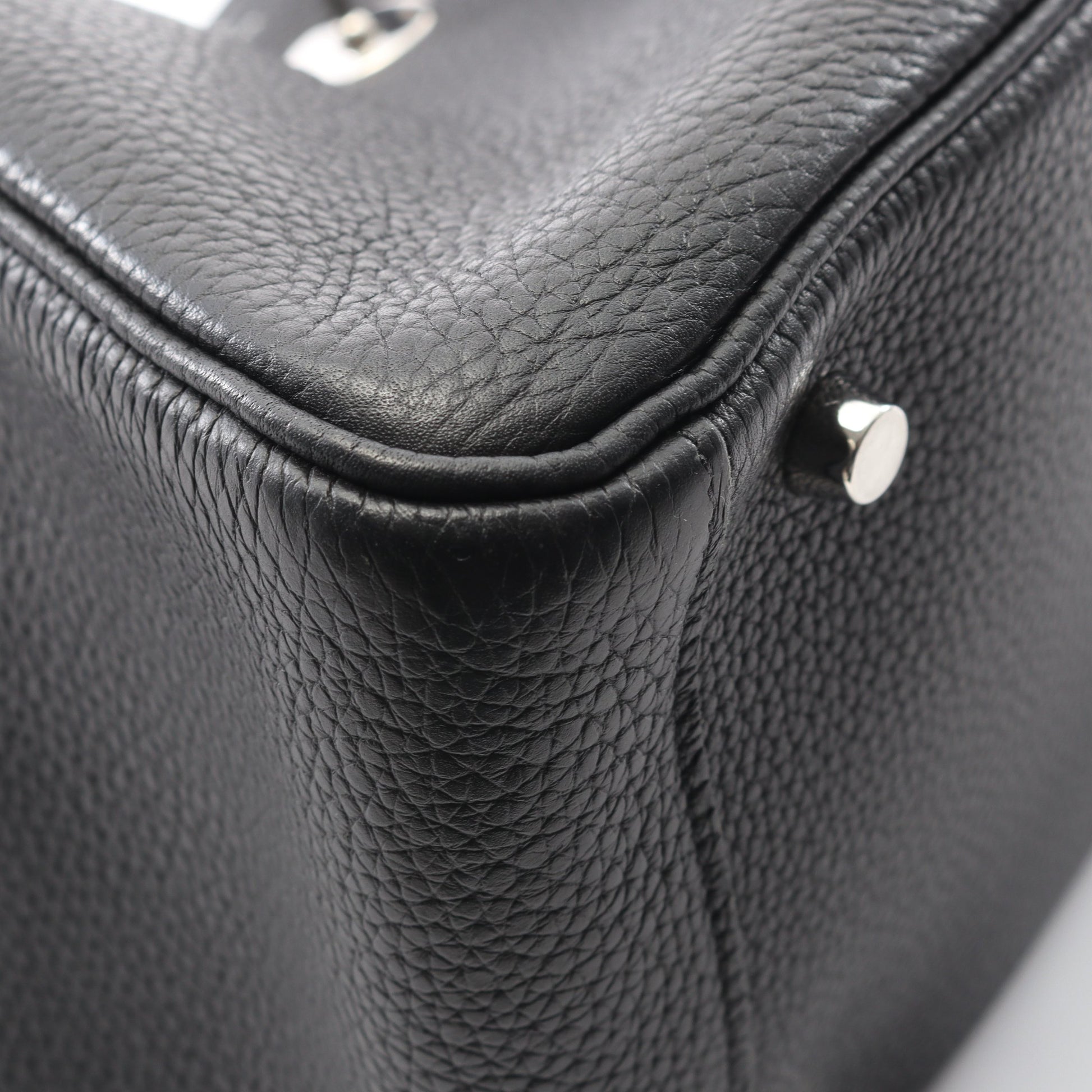 リンディ30 ショルダーバッグ トリヨンクレマンス ブラック シルバー金具 X刻印 エルメス バッグ HERMES