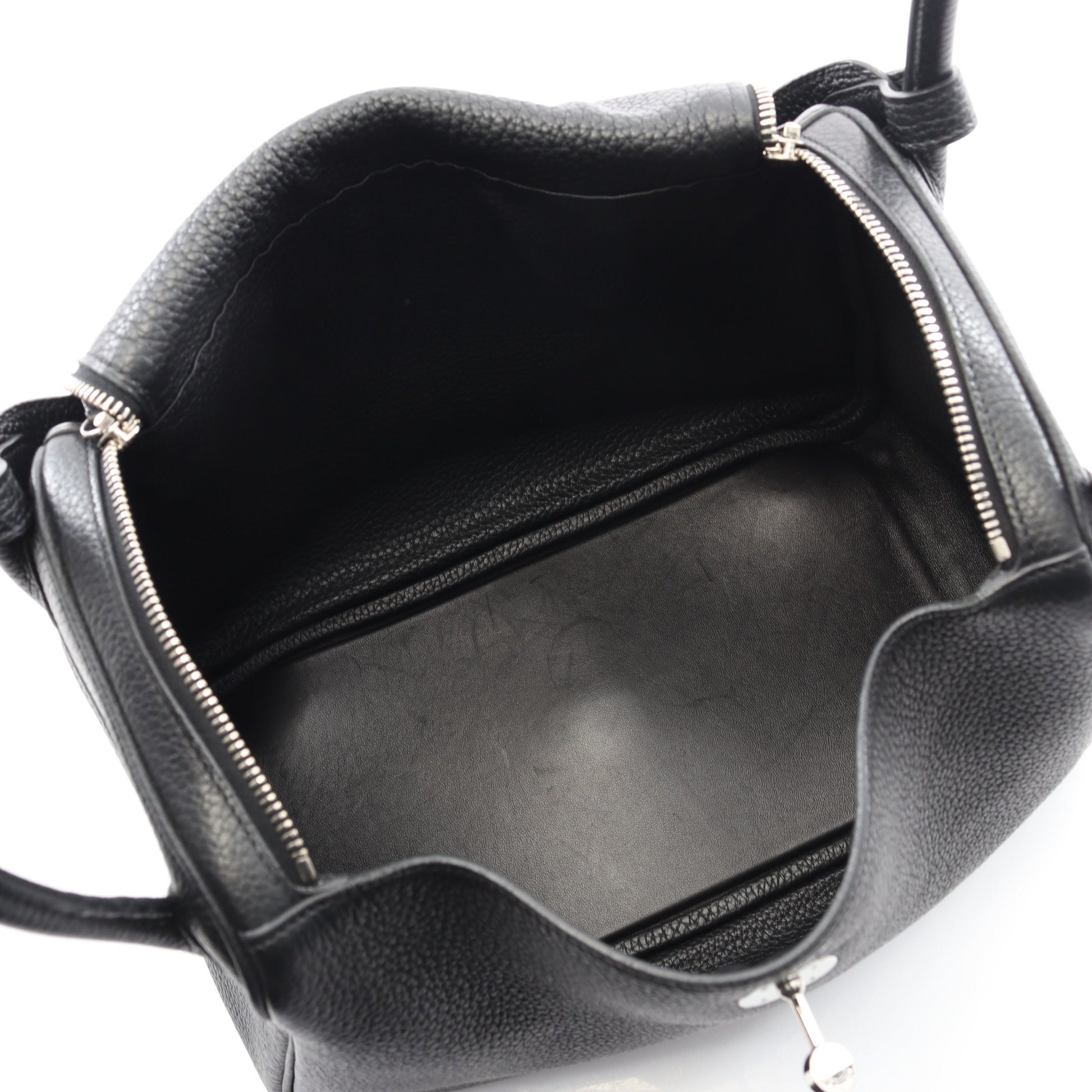 リンディ30 ショルダーバッグ トリヨンクレマンス ブラック シルバー金具 X刻印 エルメス バッグ HERMES