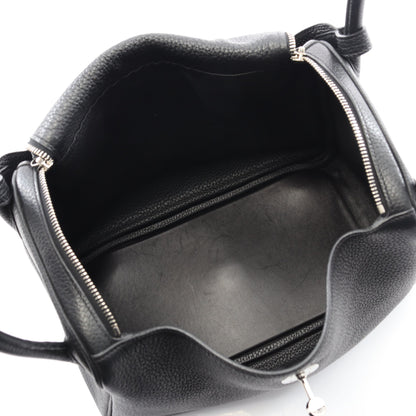 リンディ30 ショルダーバッグ トリヨンクレマンス ブラック シルバー金具 X刻印 エルメス バッグ HERMES