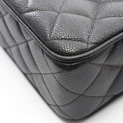 マトラッセ チェーンショルダーバッグ キャビアスキン ブラック ゴールド金具 シャネル バッグ CHANEL