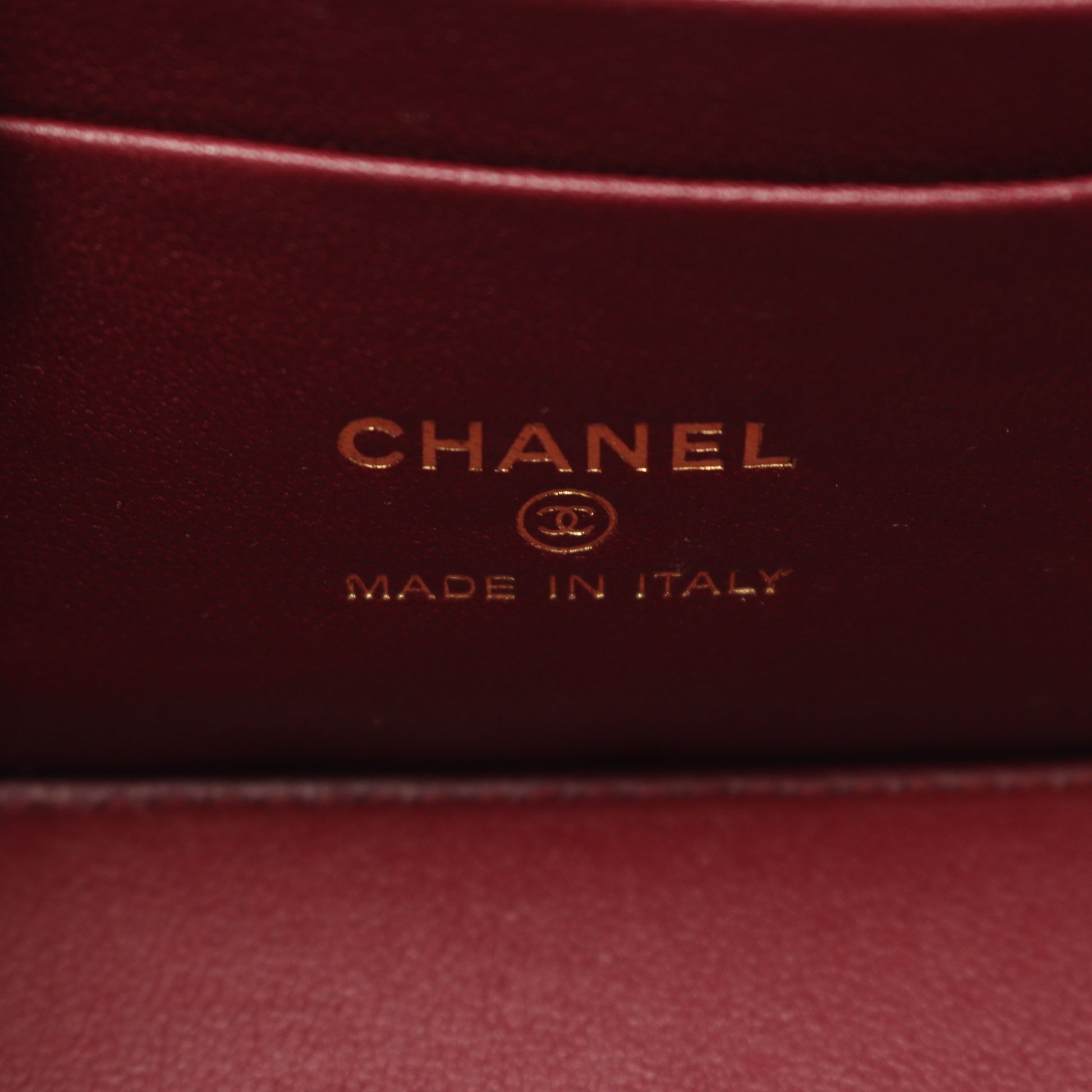 マトラッセ バニティバッグ チェーンショルダーバッグ ラムスキン ボルドー ゴールド金具 2WAY シャネル バッグ CHANEL