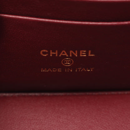 マトラッセ バニティバッグ チェーンショルダーバッグ ラムスキン ボルドー ゴールド金具 2WAY シャネル バッグ CHANEL