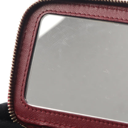 マトラッセ バニティバッグ チェーンショルダーバッグ ラムスキン ボルドー ゴールド金具 2WAY シャネル バッグ CHANEL