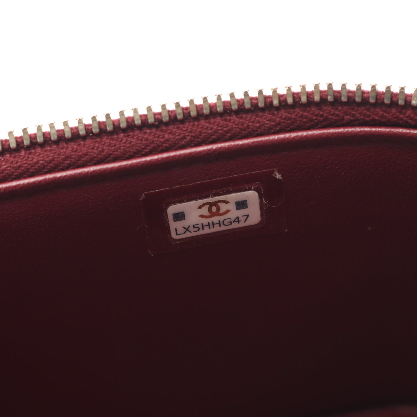 マトラッセ バニティバッグ チェーンショルダーバッグ ラムスキン ボルドー ゴールド金具 2WAY シャネル バッグ CHANEL