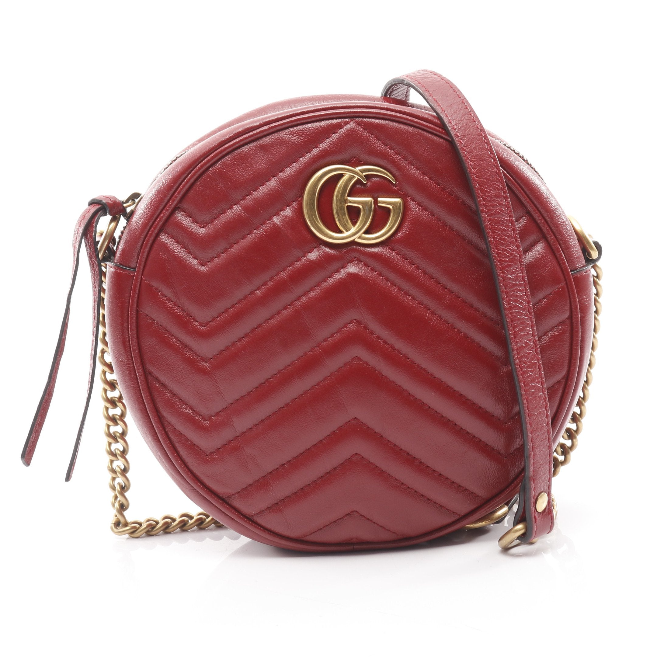 GUCCI GGマーモント キルティング ラウンドミニショルダーバッグ レッド 楽天市場】GUCCI グッチ GGマーモント キルティングミニ