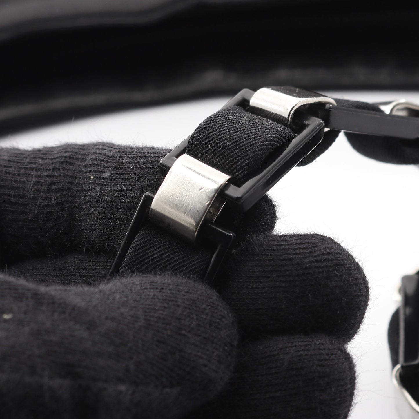 ヴァラ ワンショルダーバッグ キャンバス ブラック サルヴァトーレフェラガモ バッグ Salvatore Ferragamo