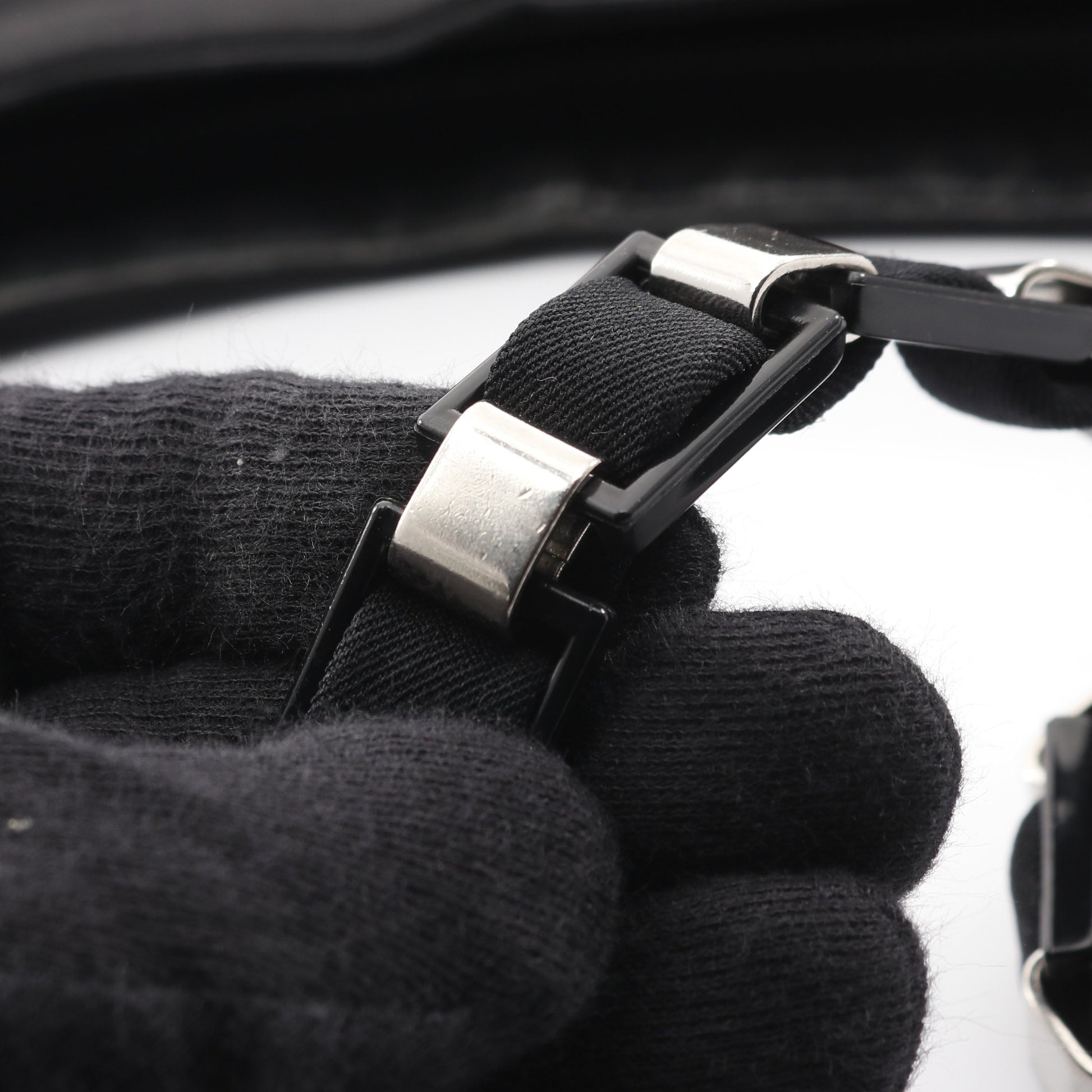 ヴァラ ワンショルダーバッグ キャンバス ブラック サルヴァトーレフェラガモ バッグ Salvatore Ferragamo
