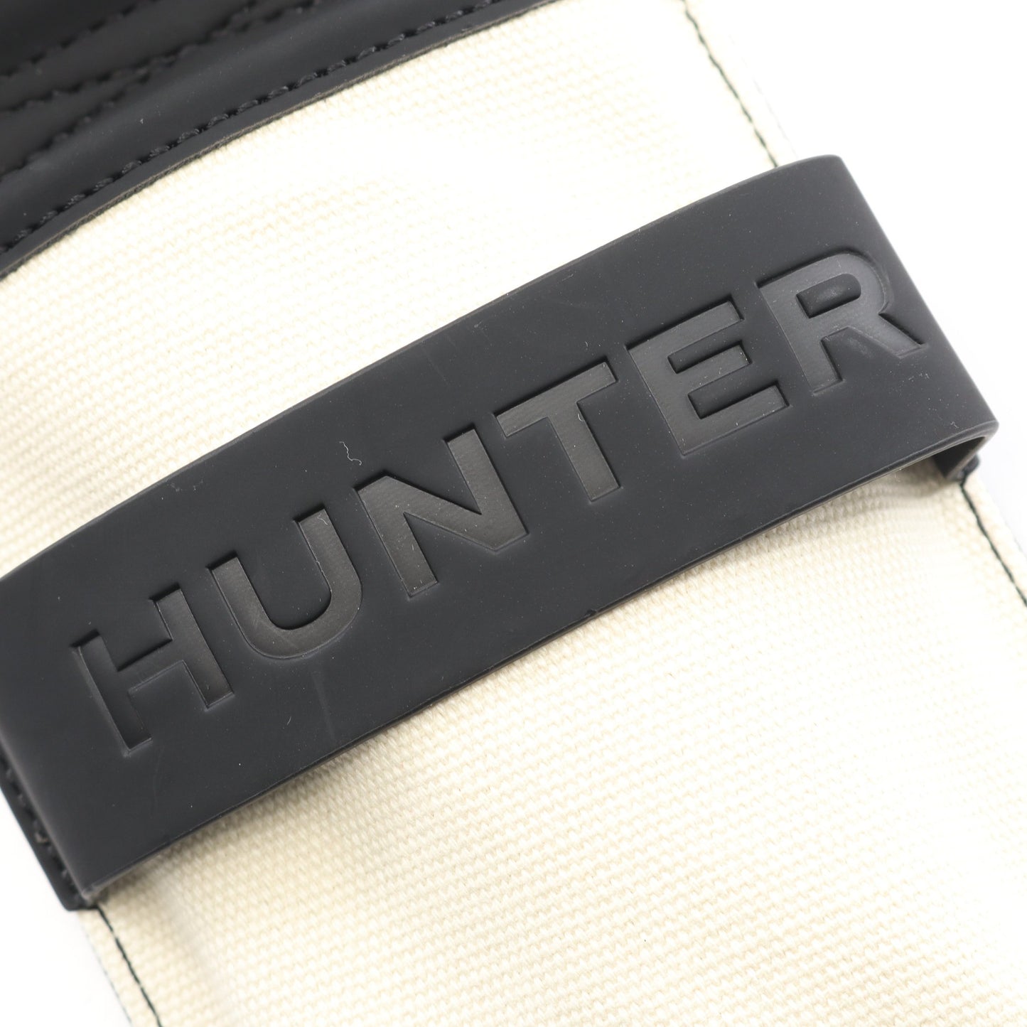 REFINED STITCH CANVAS PHONE POUCH ショルダーバッグ キャンバス オフホワイト ブラック ハンター バッグ HUNTER