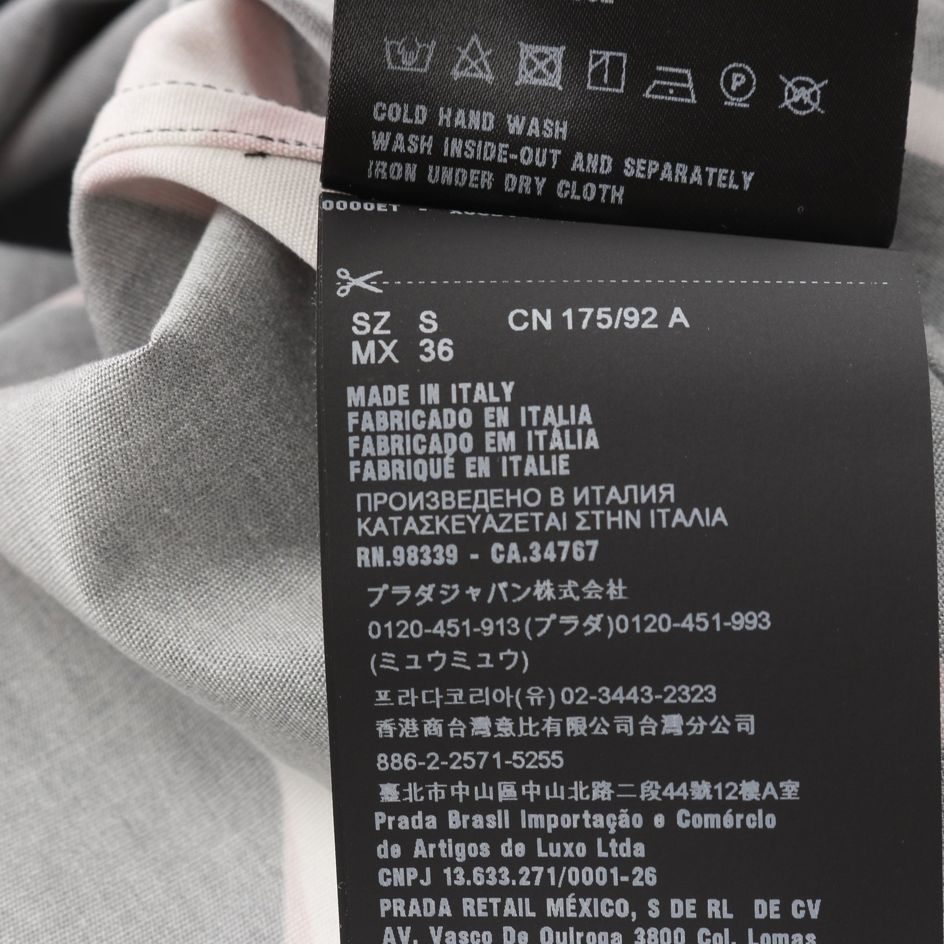 DOUBLE MATCH シャツ フラワー サンダーボルト コットン ブラック レッド マルチカラー 19AW プラダ トップス PRADA