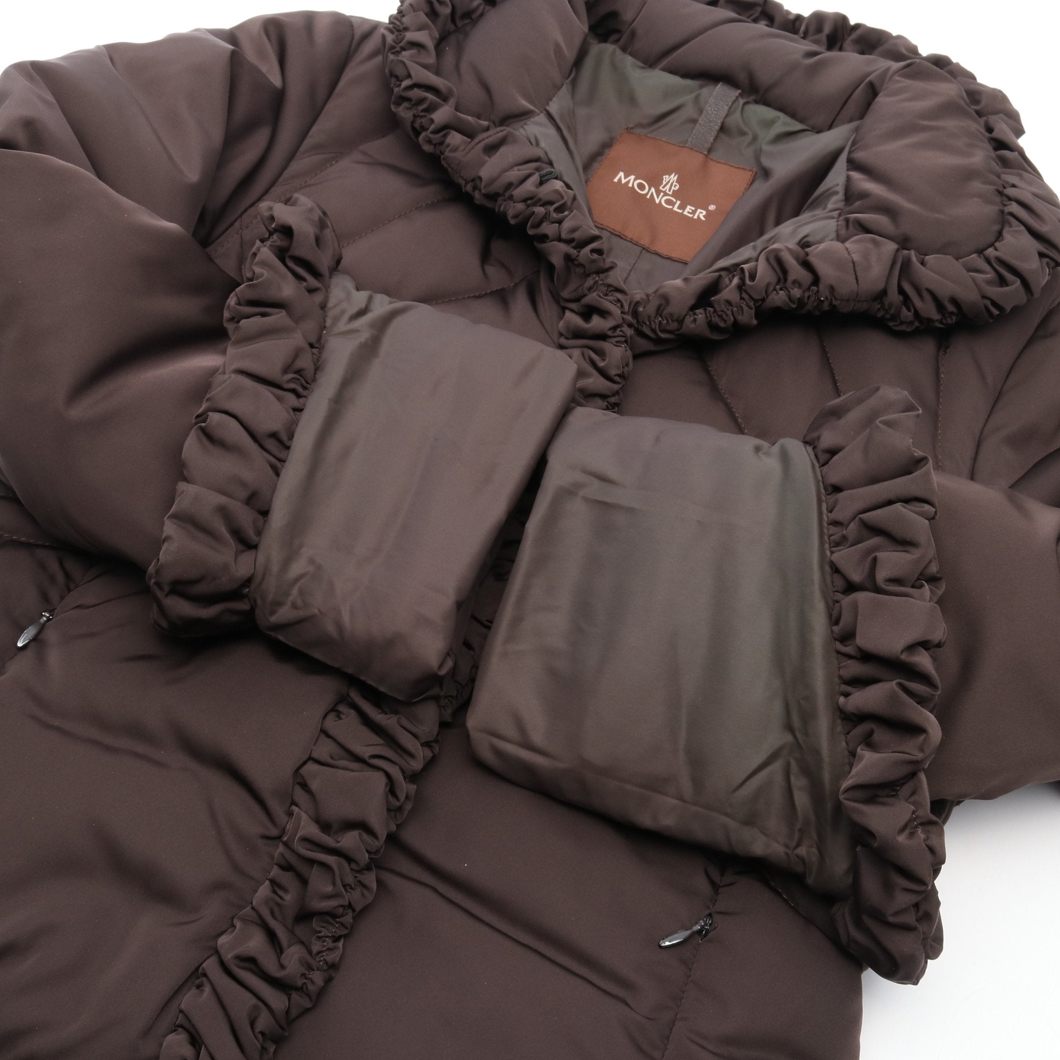 MONCLER ダウンジャケット サイズ0 ダークブラウン ダウンジャケット ダークブラウン モンクレール – RECLO