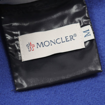 MANTELLA マンテラ ダウンジャケット ウール ナイロン ブルー ブラック フリンジストール付き モンクレール アウター MONCLER