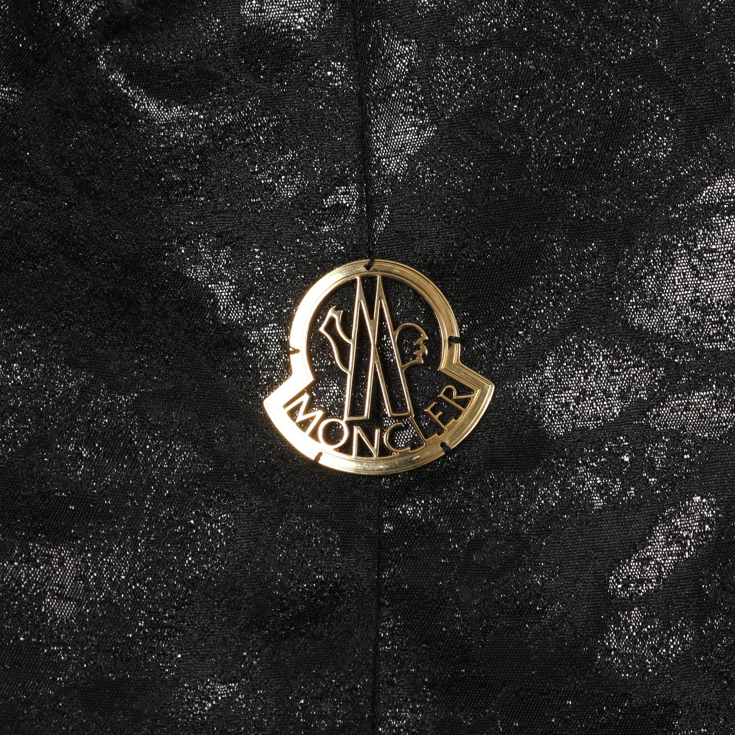 FRANCIS コート 総柄 ブラック フリル モンクレールガムルージュ アウター MONCLER GAMME ROUGE