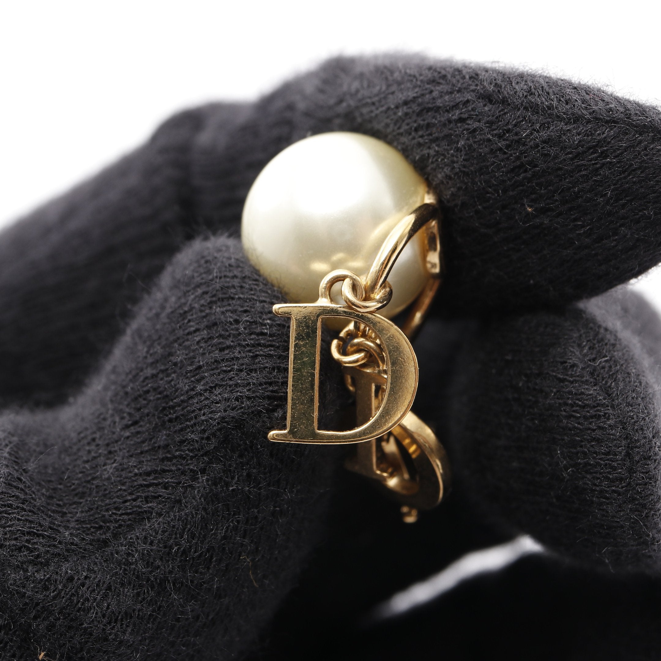 クリスチャンディオール トライバル ピアス パール ゴールド Dior