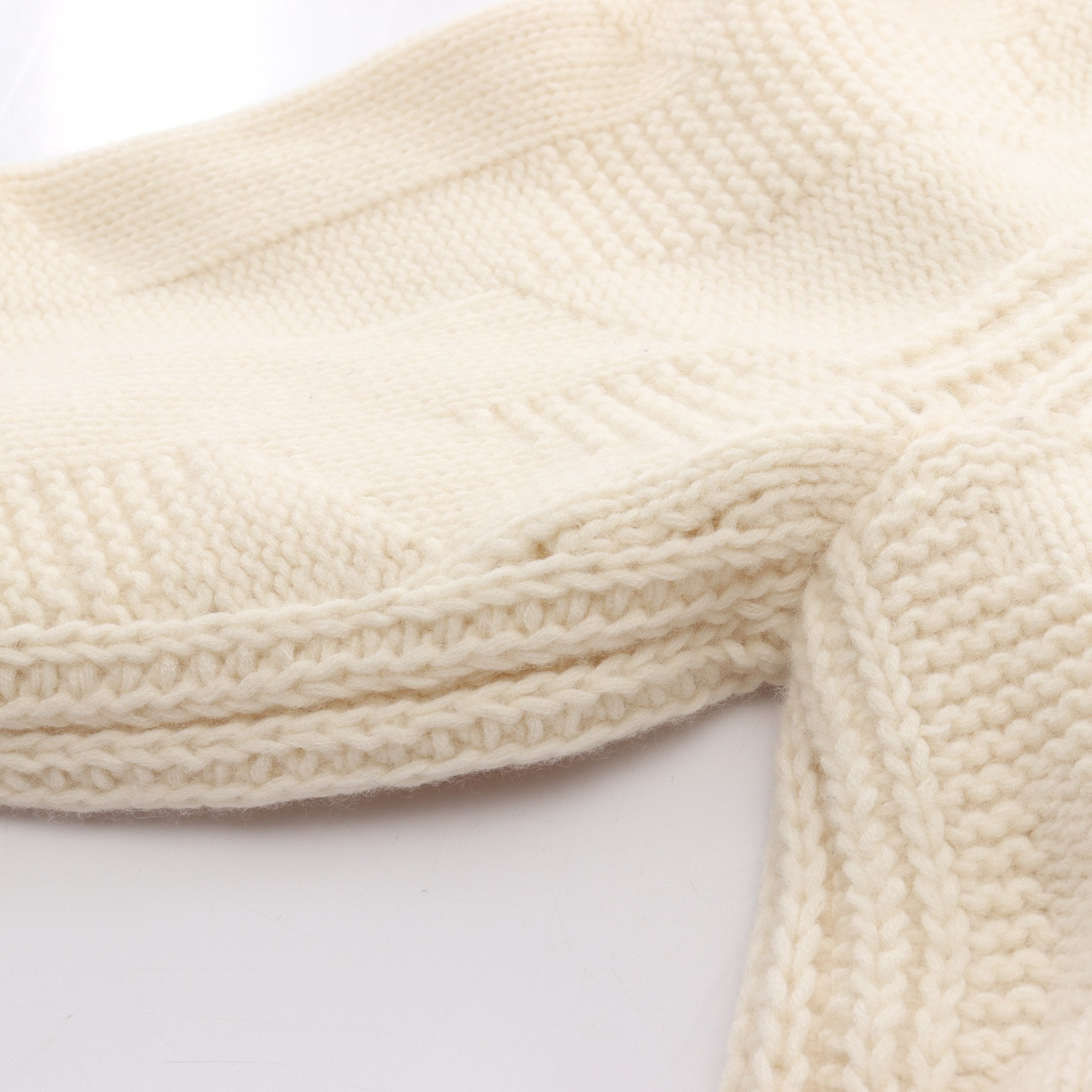 カーディガン Vネック ウール オフホワイト エルメス – RECLO