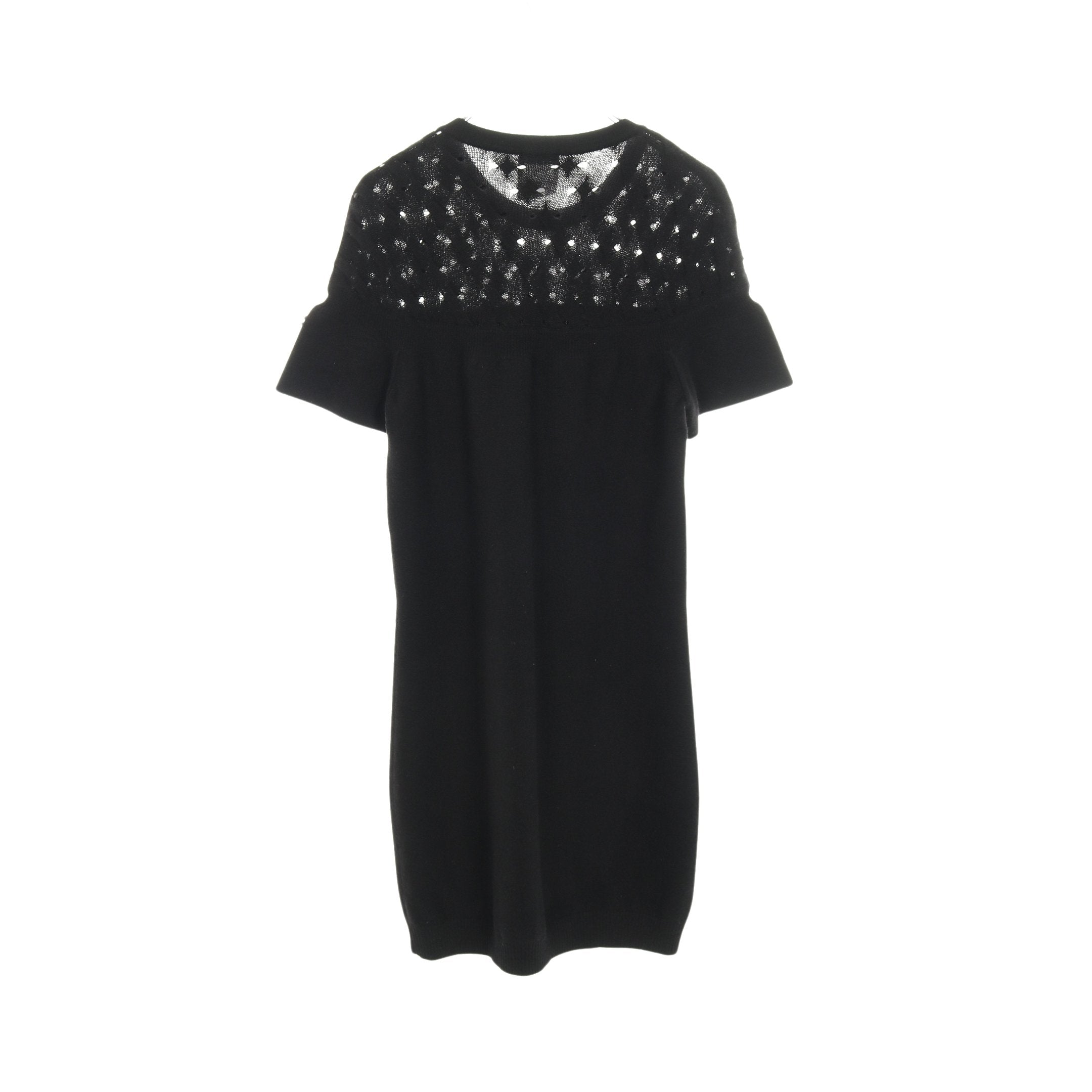 シャネル カシミヤ 半袖ニット CHANEL】シャネル『2001年夏 カシミヤ 半袖ニット size42