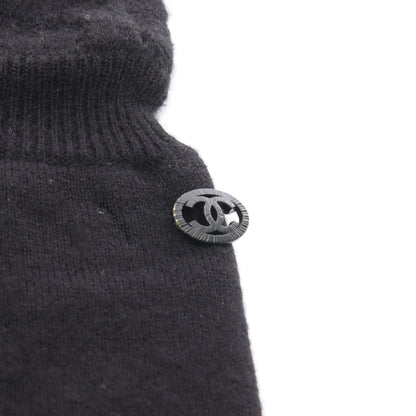 ニットワンピース 半袖 カシミヤ ブラック シャネル ワンピース CHANEL