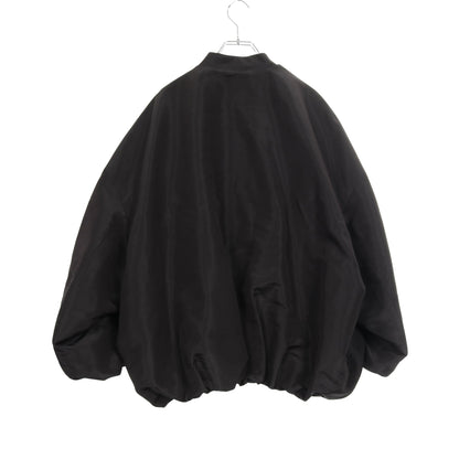 ボンバージャケット シルク ブラック ヴァレンティノ アウター VALENTINO